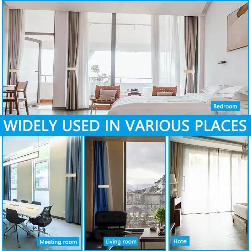 Soportes de Cortina Kinktons - Ganchos Retráctiles Verde - Paquete de 2