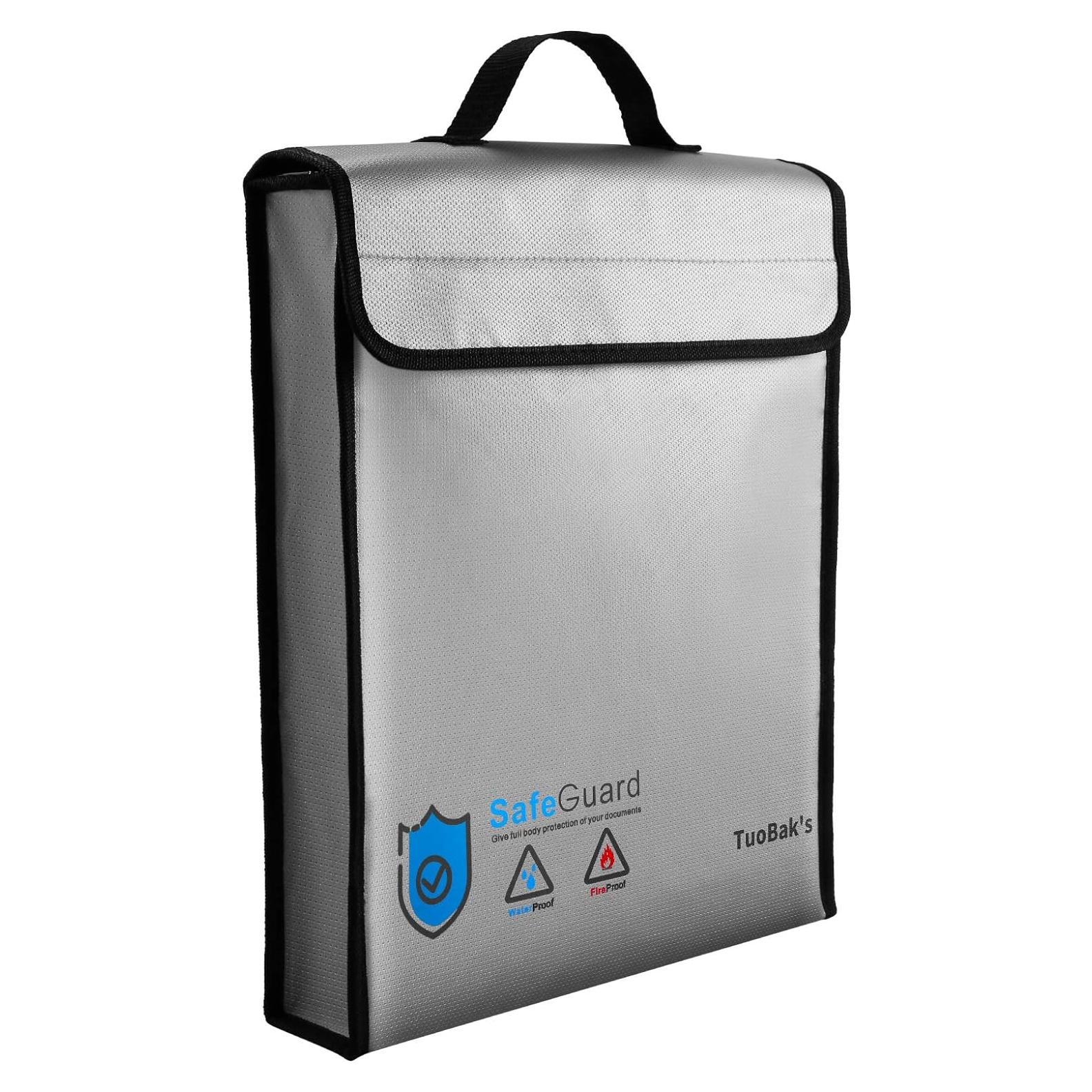 Bolsa de Documentos TuoBak a Prueba de Fuego y Agua 40x32cm