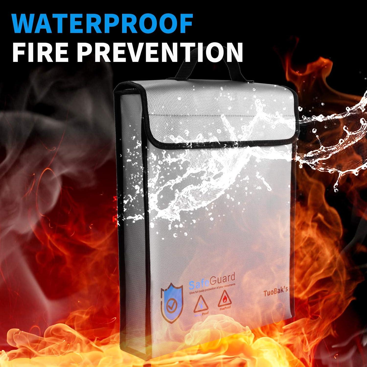 Bolsa de Documentos TuoBak a Prueba de Fuego y Agua 40x32cm