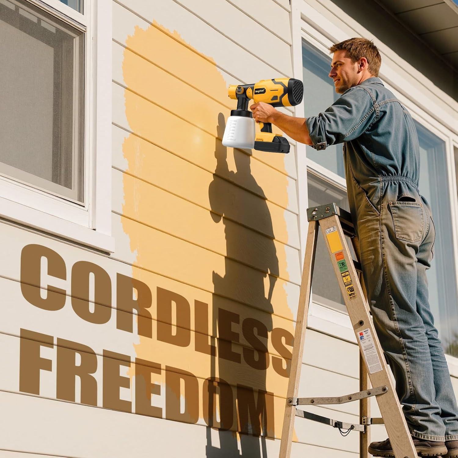 Pulverizador de Pintura Inalámbrico TengXcel 20V 600W 1000ml