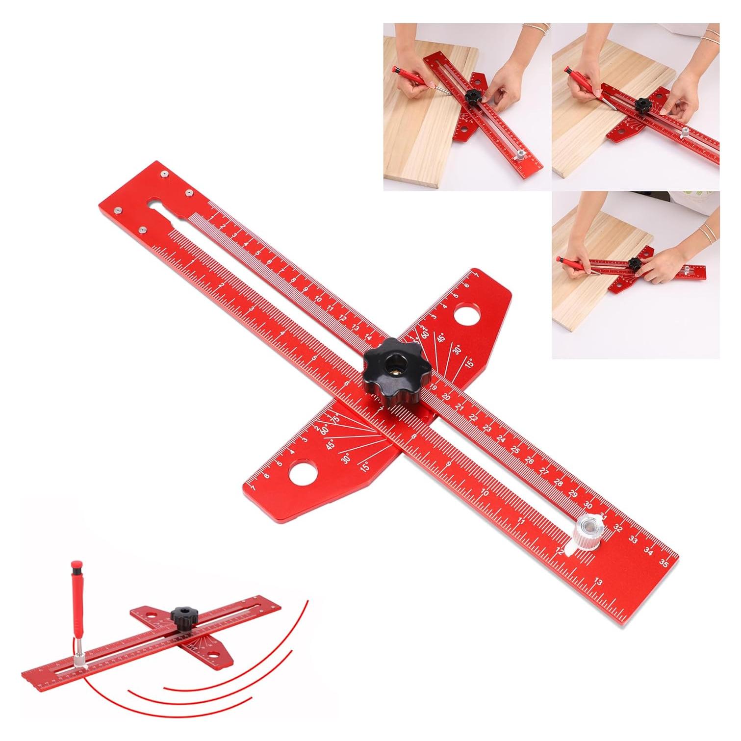 Regla Carpintera Ajustable Dajianglx T 40.64 cm Aluminio