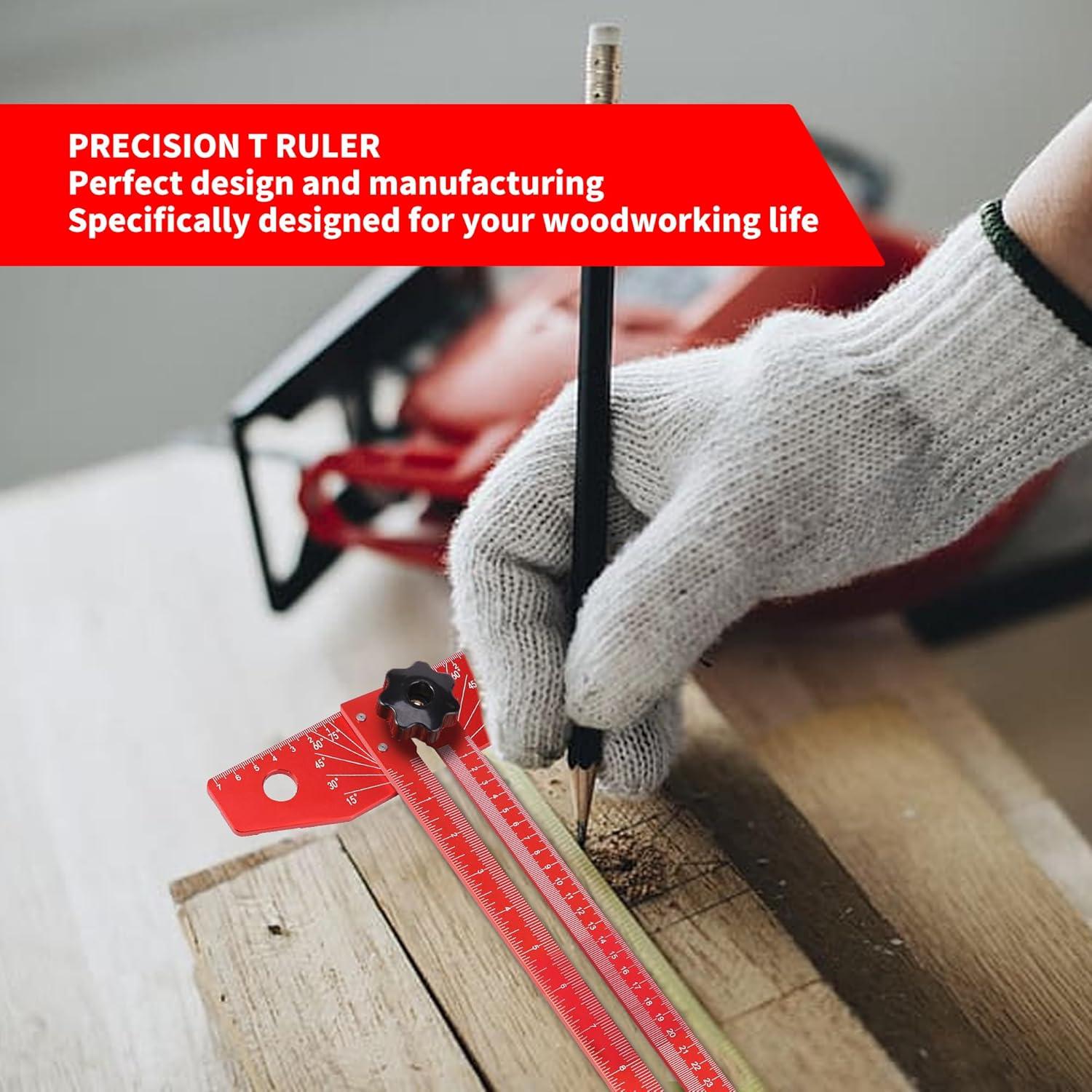 Regla Carpintera Ajustable Dajianglx T 40.64 cm Aluminio