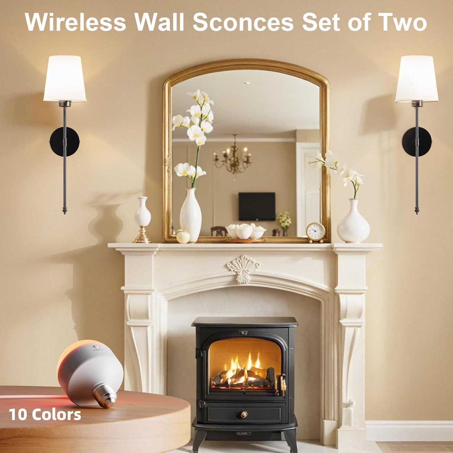 Apliques de Pared Inalámbricos IRONPAX 61 cm - 2 Unidades