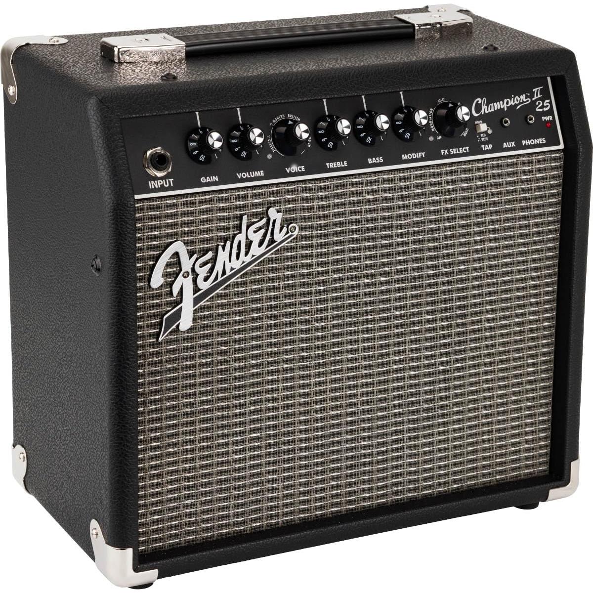 Amplificador Combo Fender Champion II 25W con Accesorios