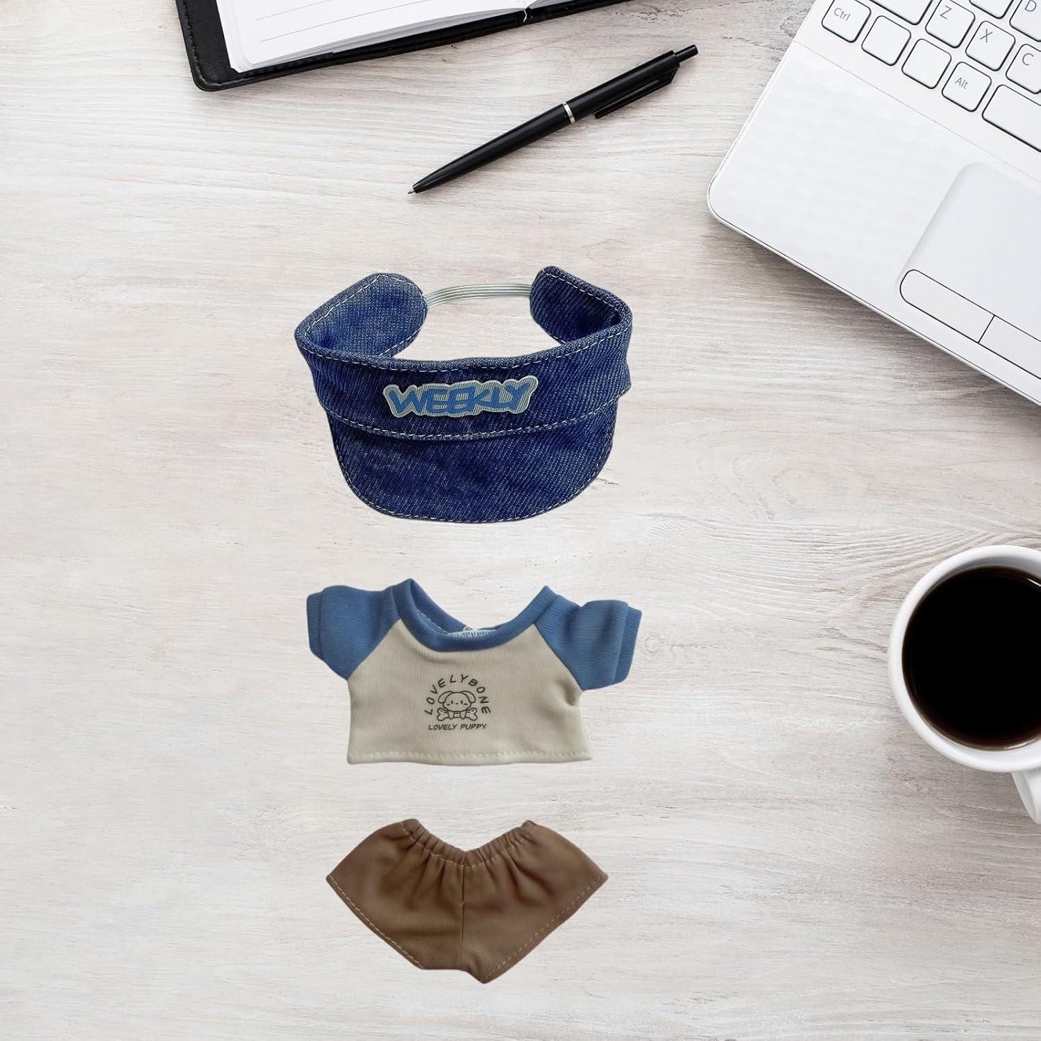 Conjunto de Ropa Casual para Muñecas 17cm Xinbalove 3 Piezas