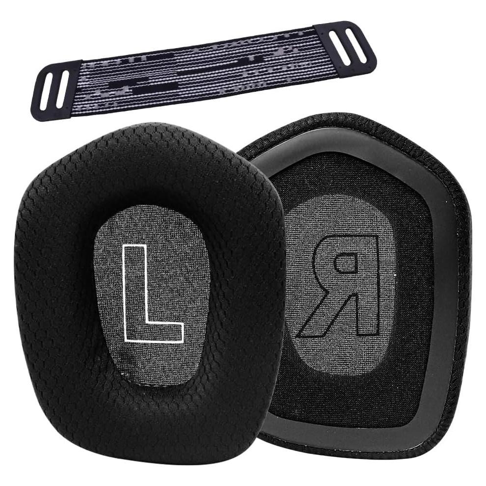 Almohadillas de Reemplazo Logitech G733 G335 Auriculares Gaming Negro