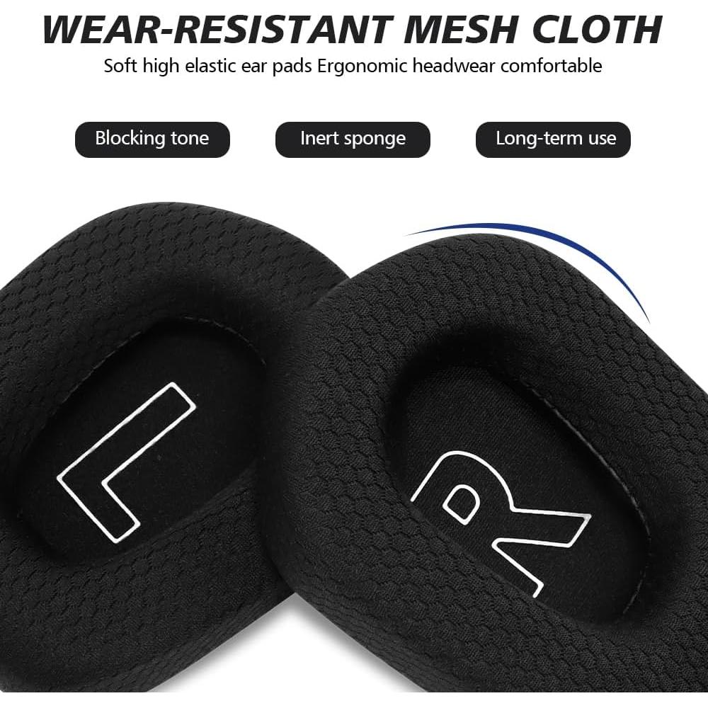 Almohadillas de Reemplazo Logitech G733 G335 Auriculares Gaming Negro