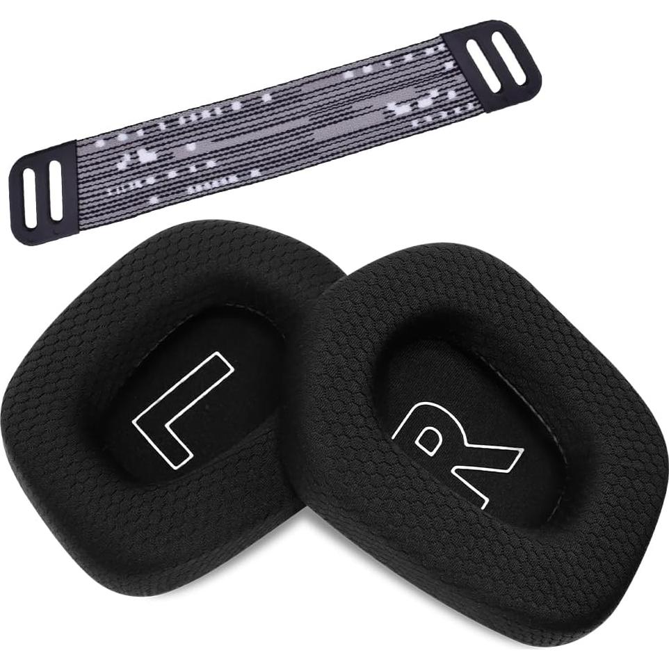 Almohadillas de Reemplazo Logitech G733 G335 Auriculares Gaming Negro