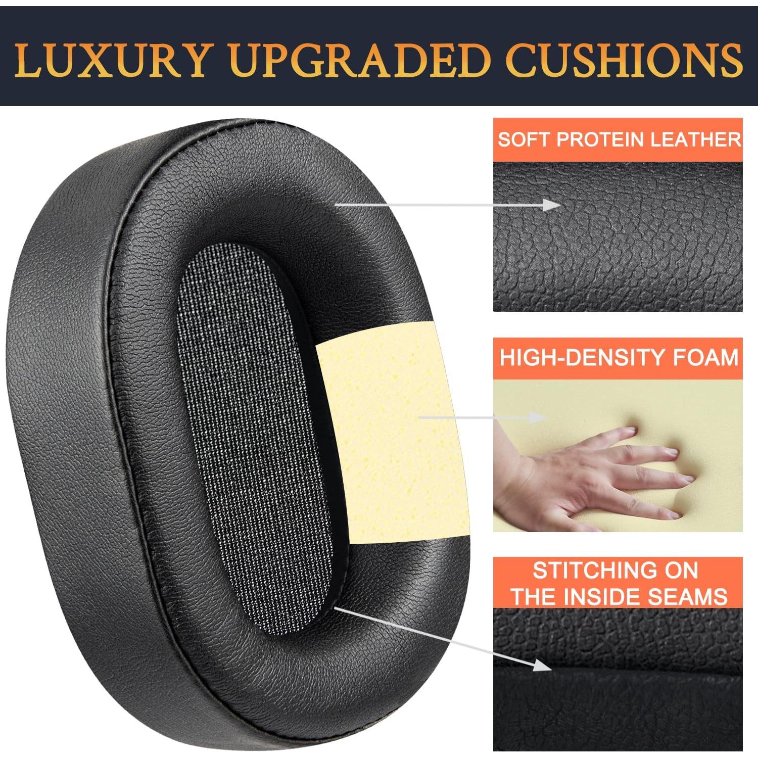 Almohadillas de Reemplazo SOULWIT para Corsair HS65/HS55 - Negro