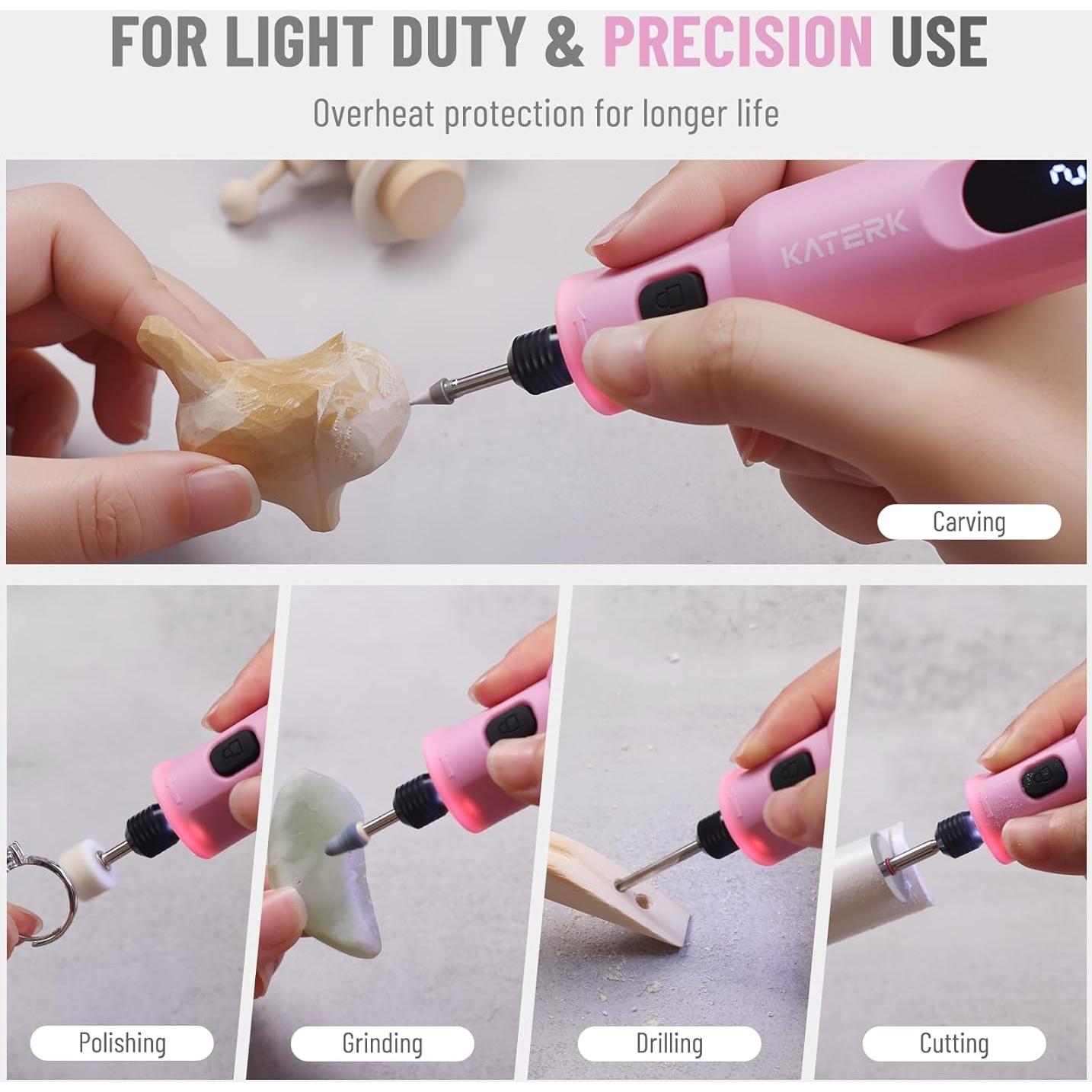 Kit de Herramienta Rotativa Inalámbrica Katerk 3.7V 70 Accesorios