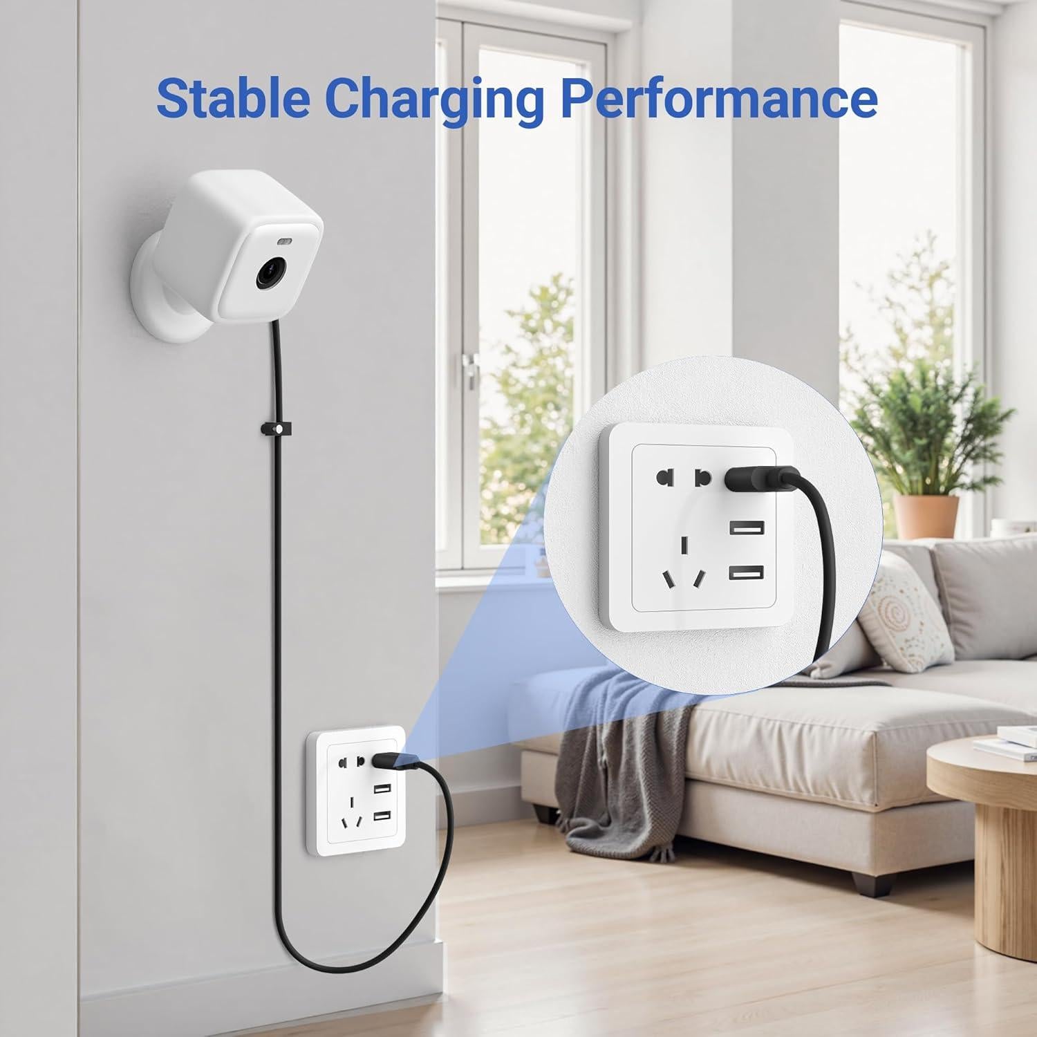 Cable de Carga USB A a C Basesailor 3m 2Pack para Juegos y Cámaras