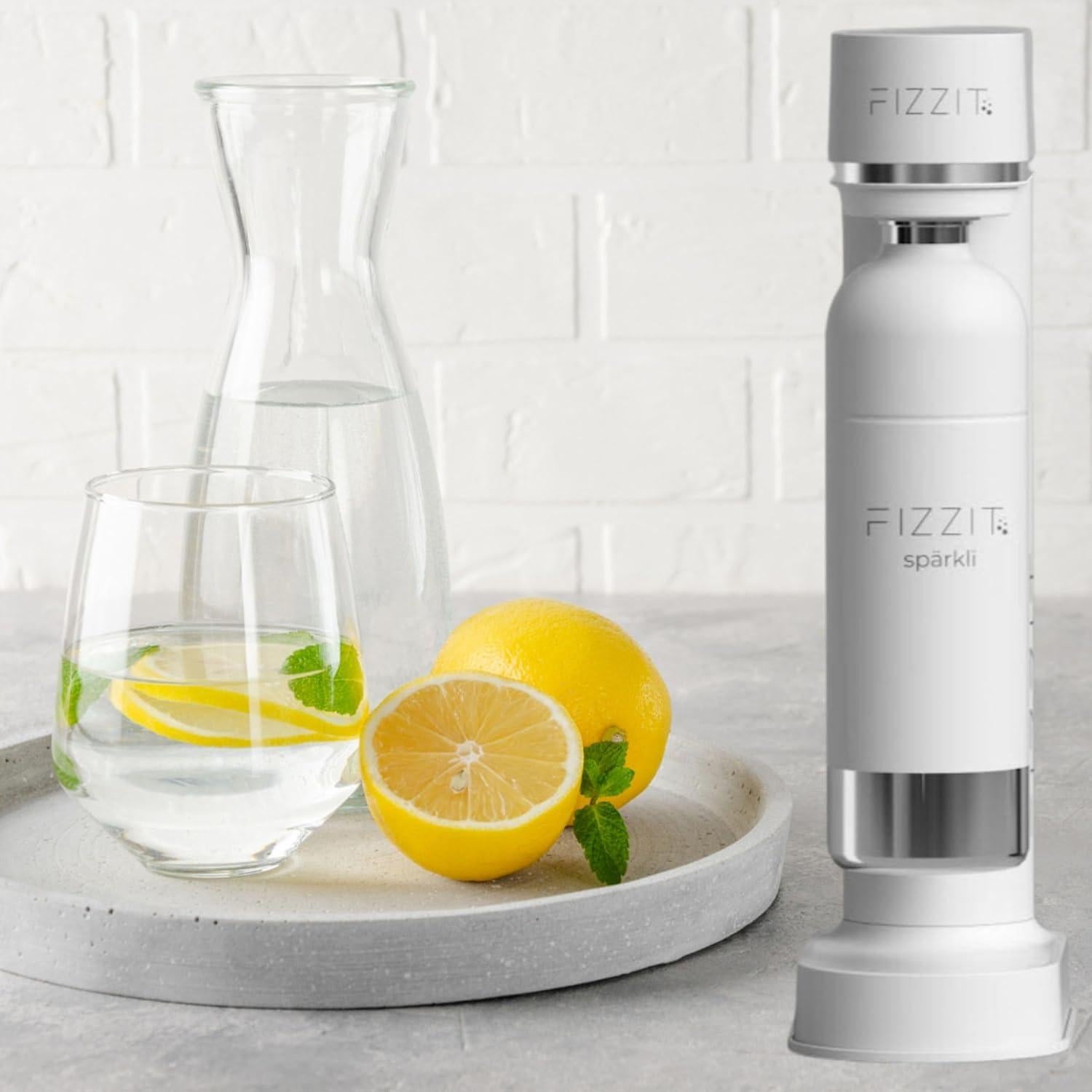 Máquina de Soda FIZZIT W-FFB-S1 con 12 Sabores y CO2