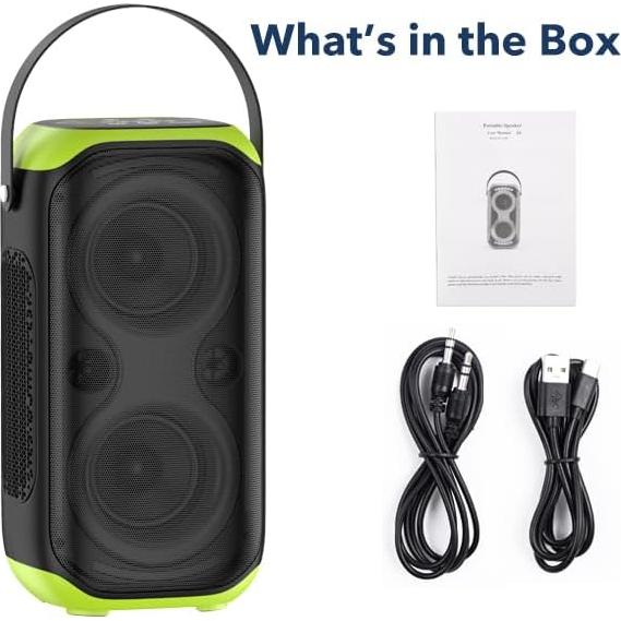 Altavoz Bluetooth Portátil TYOTY A98 160W con Subwoofer y Luces LED