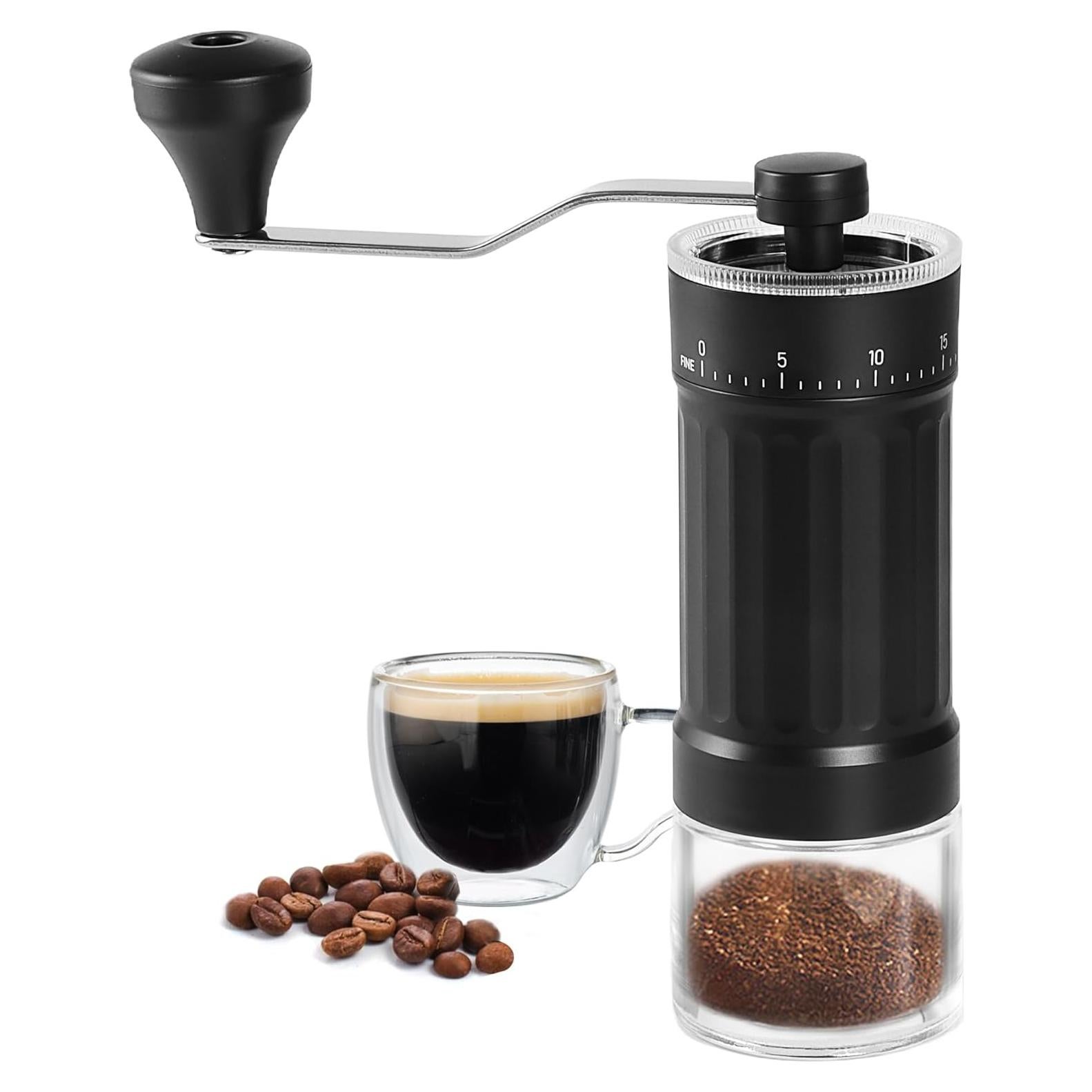 Molinillo de Café Manual Mikinya, 40 Configuraciones, 30g