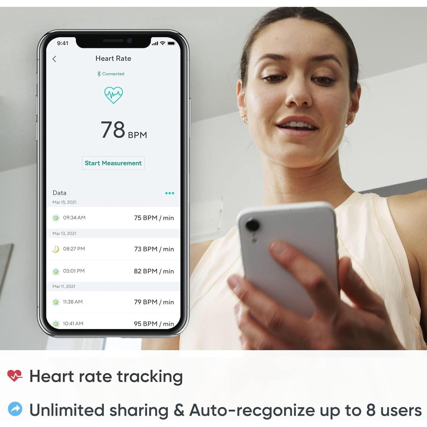 Balanza Digital Wyze Scale S - Análisis Composición Corporal