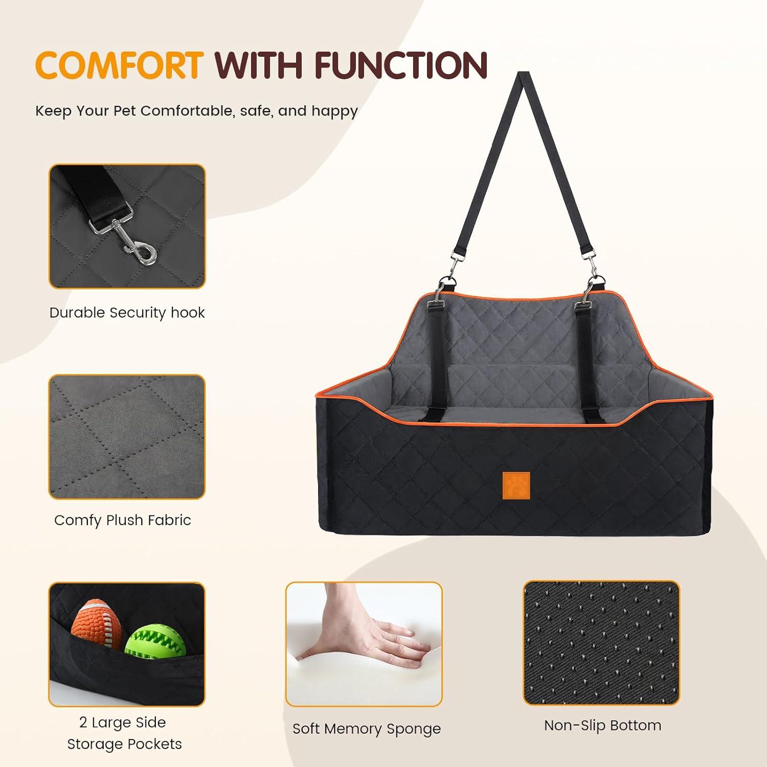 Asiento Elevador para Perros Rykostex Grande 75x51cm Naranja