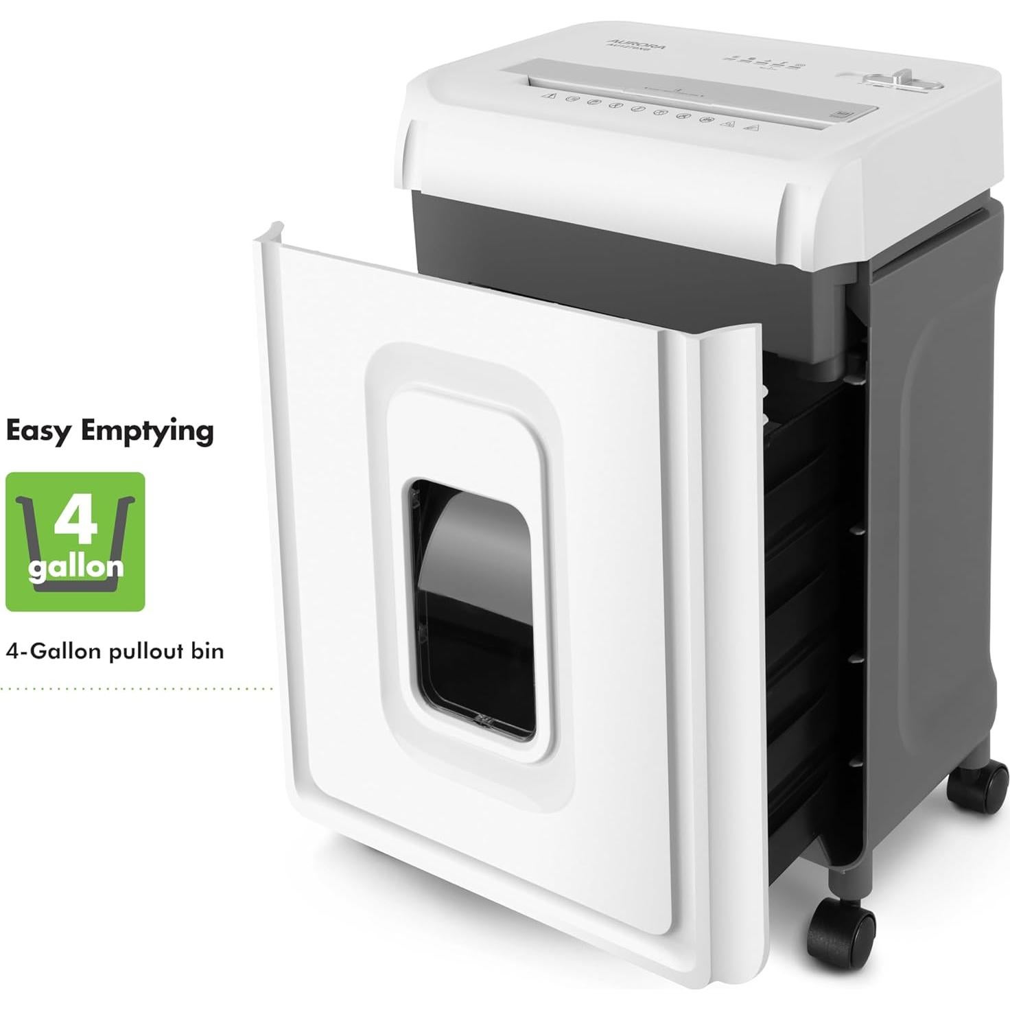 Destructora de Papel Aurora AU1270XB 12 Hojas P-4 Corte Cruzado