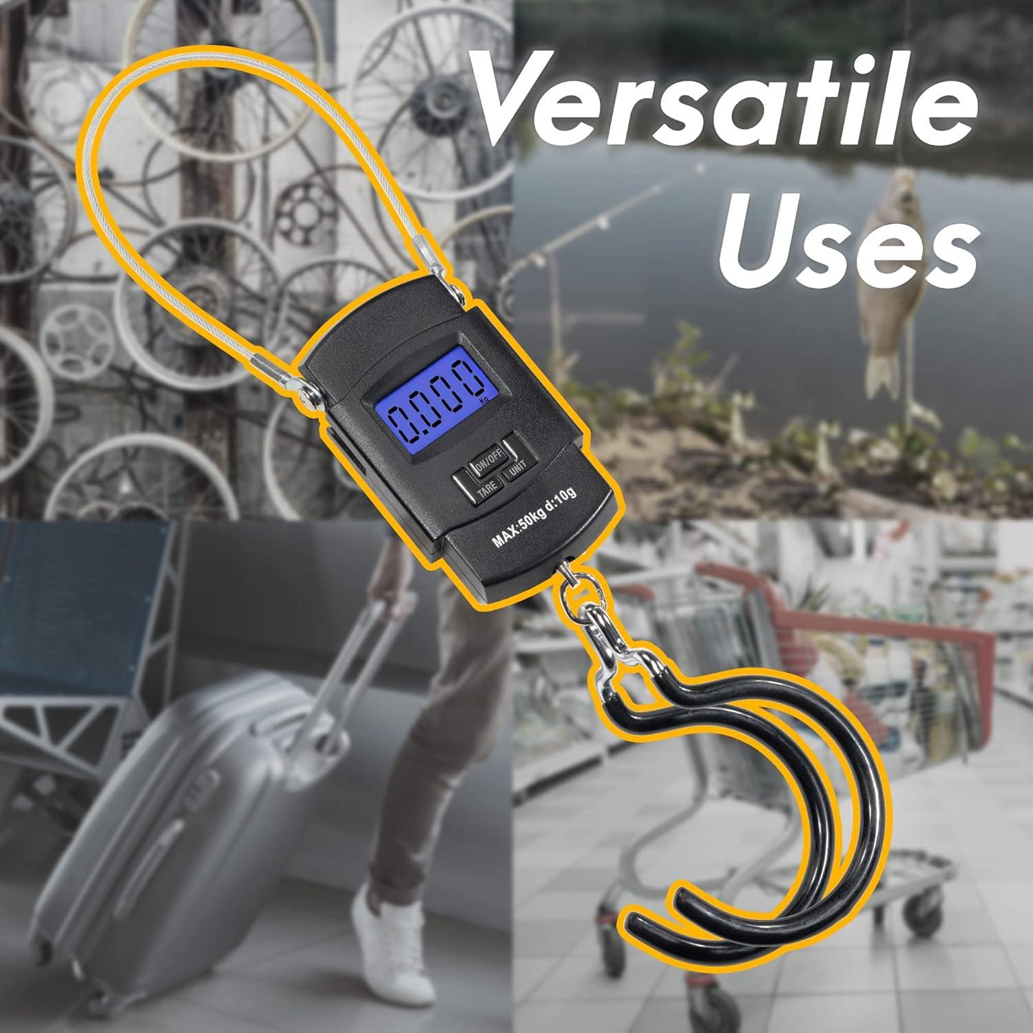 Balanza Digital de Bicicleta CyclingDeal 50kg LCD Retroiluminada