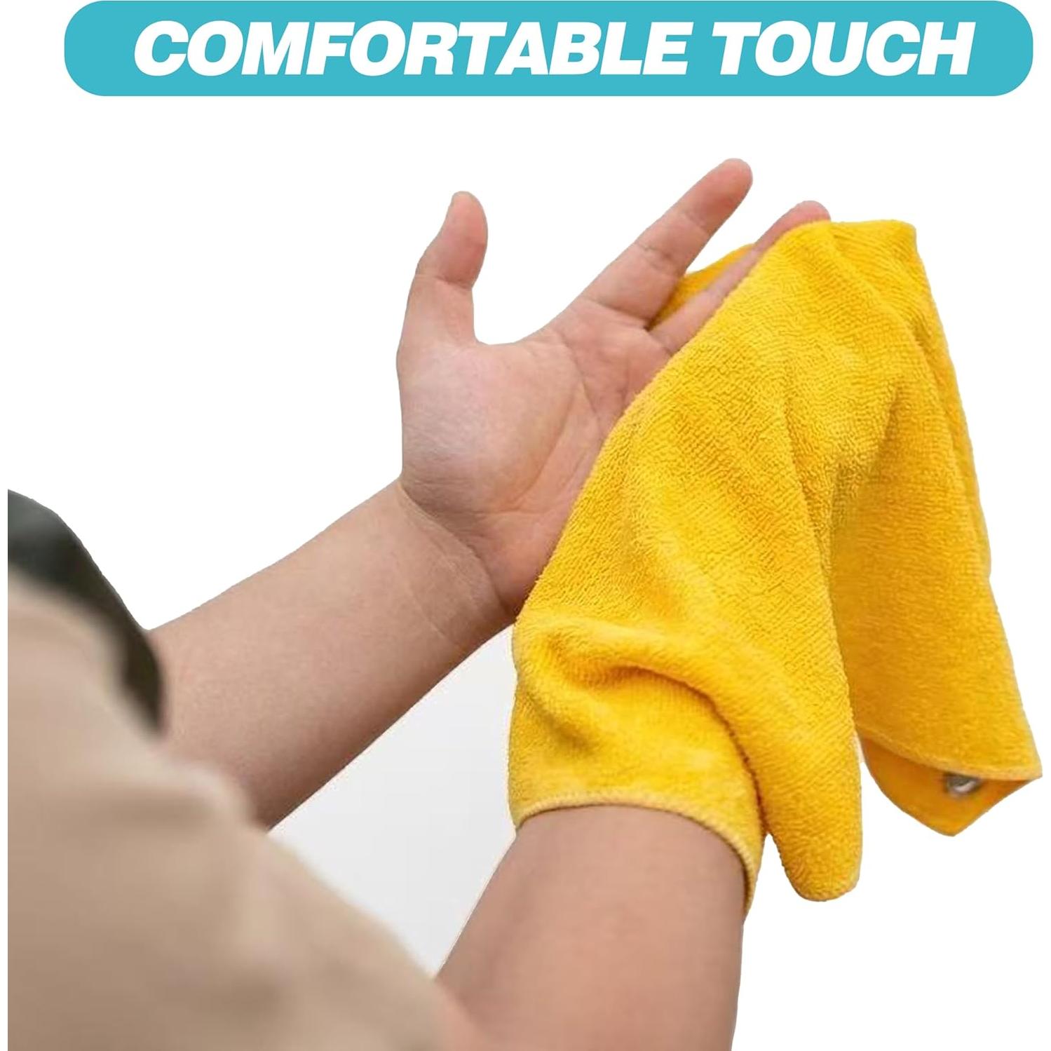 Toallas de Microfibra para Senderismo Genérica 40.6x40.6cm Naranja