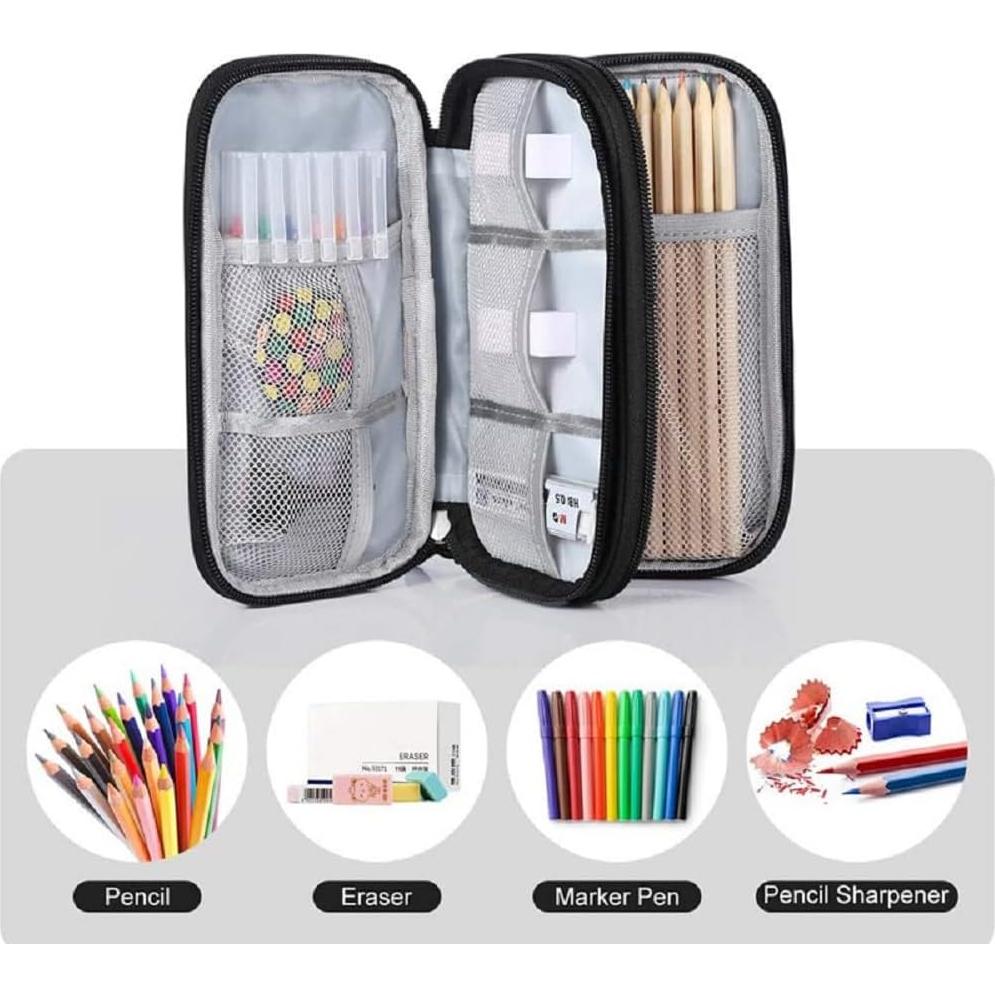 Bolsa Organizadora Electrónica Yiasangly Negra Impermeable 19x11x6cm