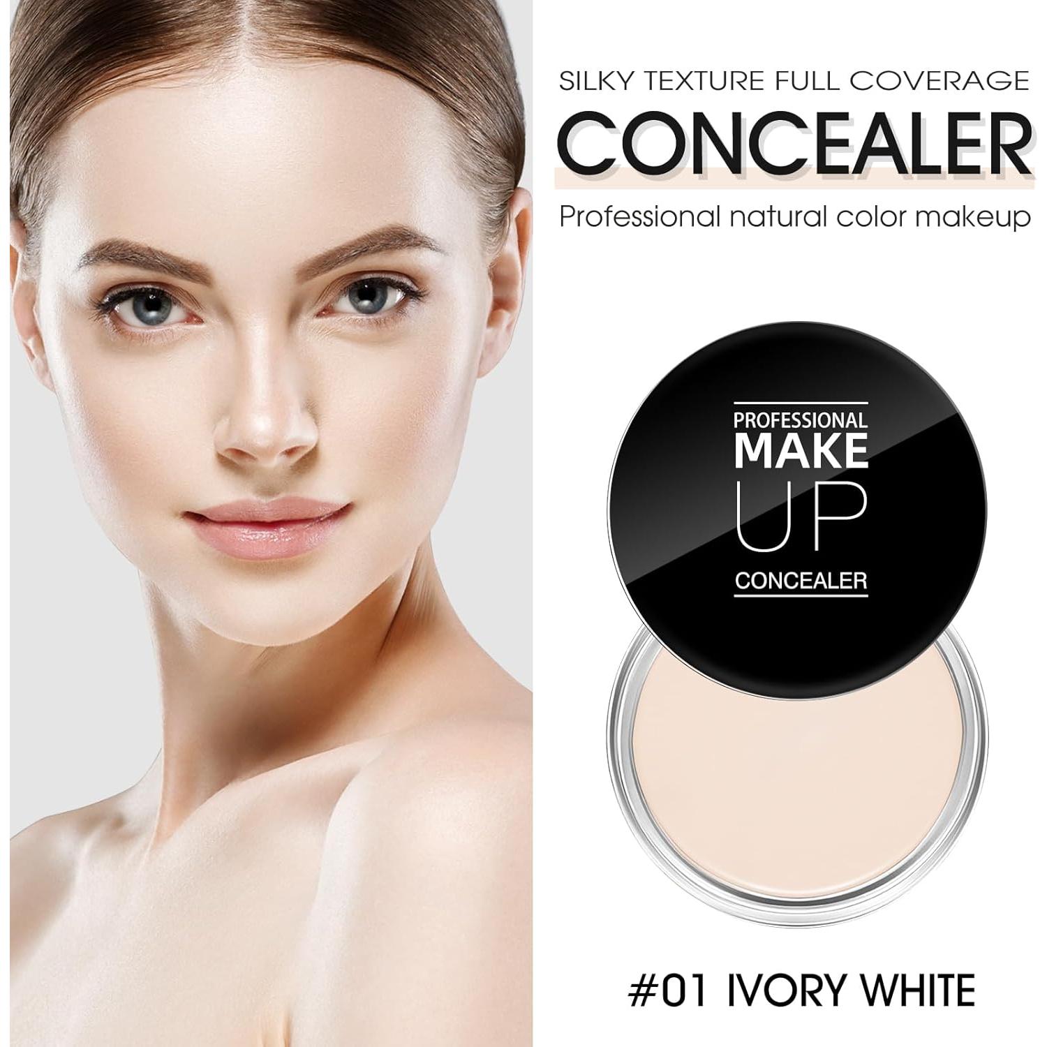 Corrector de Crema LOKFAR 6g #01 Blanco Marfil Impermeable