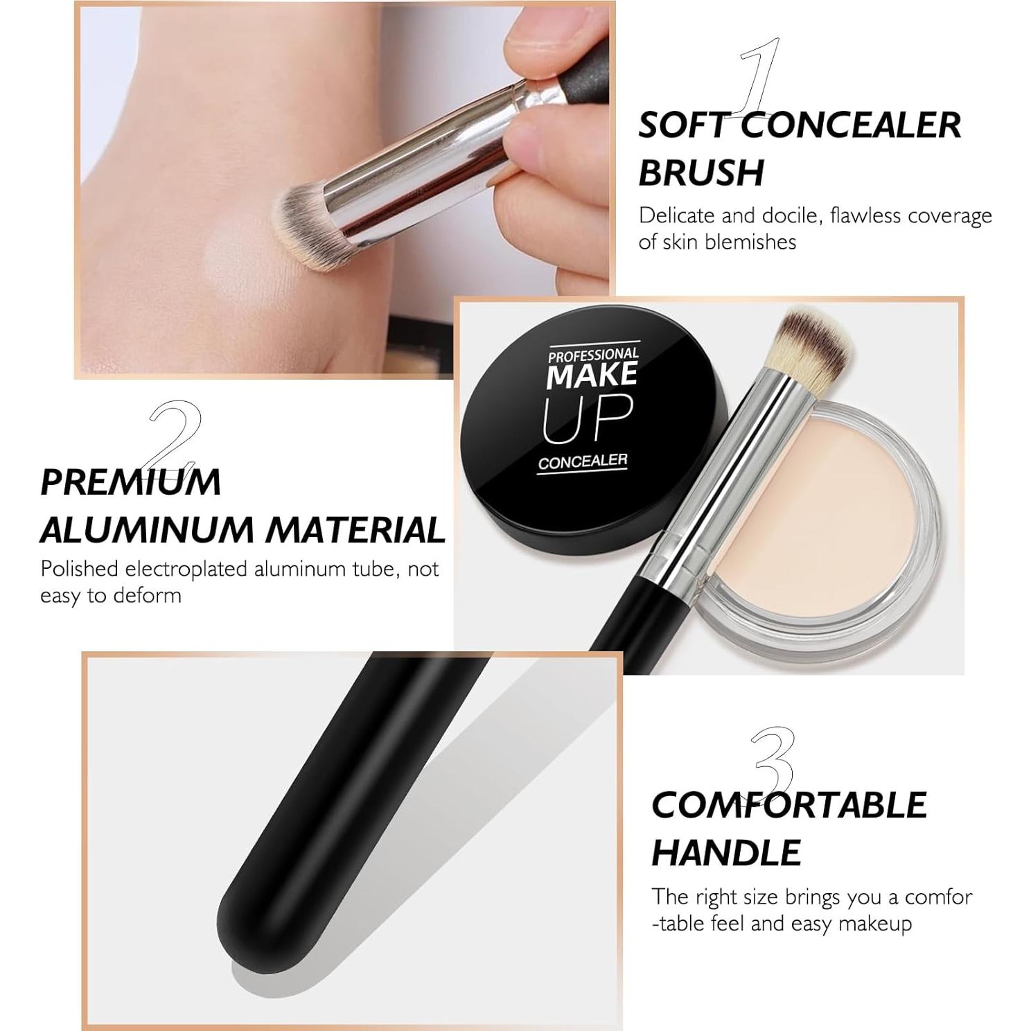 Corrector de Crema LOKFAR 6g #01 Blanco Marfil Impermeable