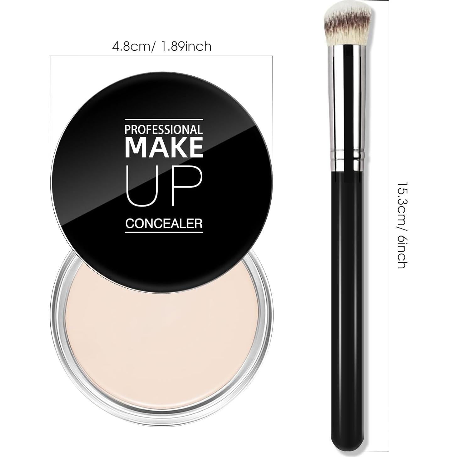 Corrector de Crema LOKFAR 6g #01 Blanco Marfil Impermeable