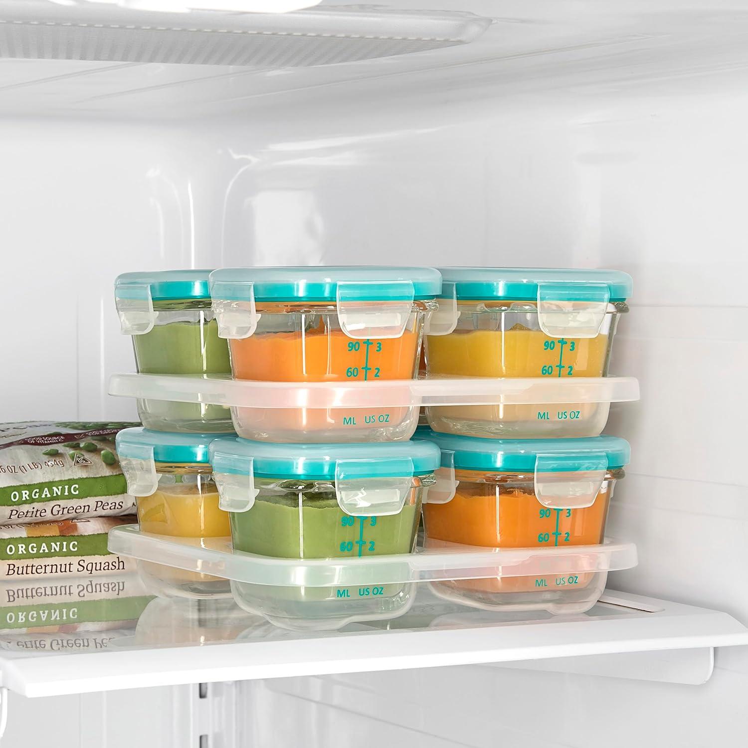 Set de Bloques de Vidrio OXO Tot para Bebés - 8 Piezas 120 mL