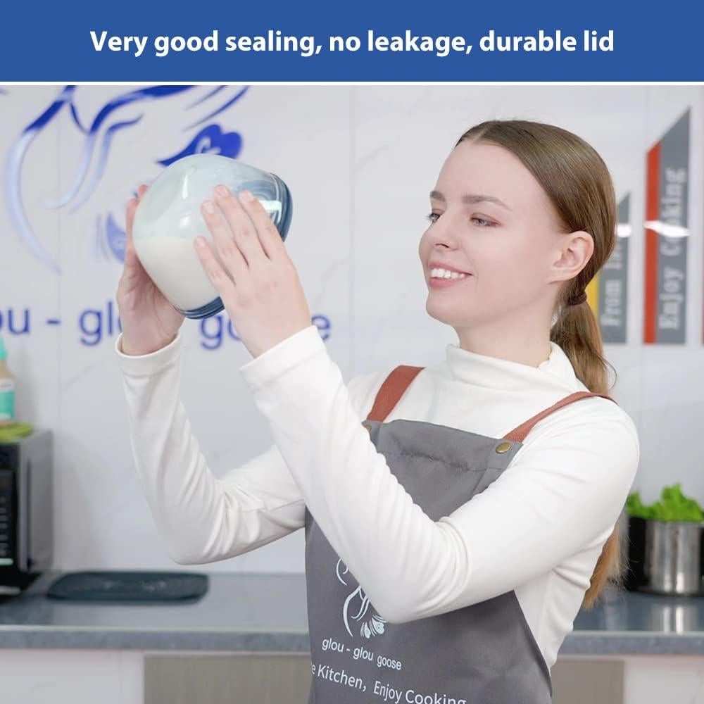 Paquete de 3 tapas de repuesto GLOU-GLOU GOOSE para Pyrex 2-4-6 tazas