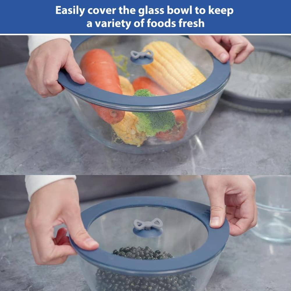 Paquete de 3 tapas de repuesto GLOU-GLOU GOOSE para Pyrex 2-4-6 tazas