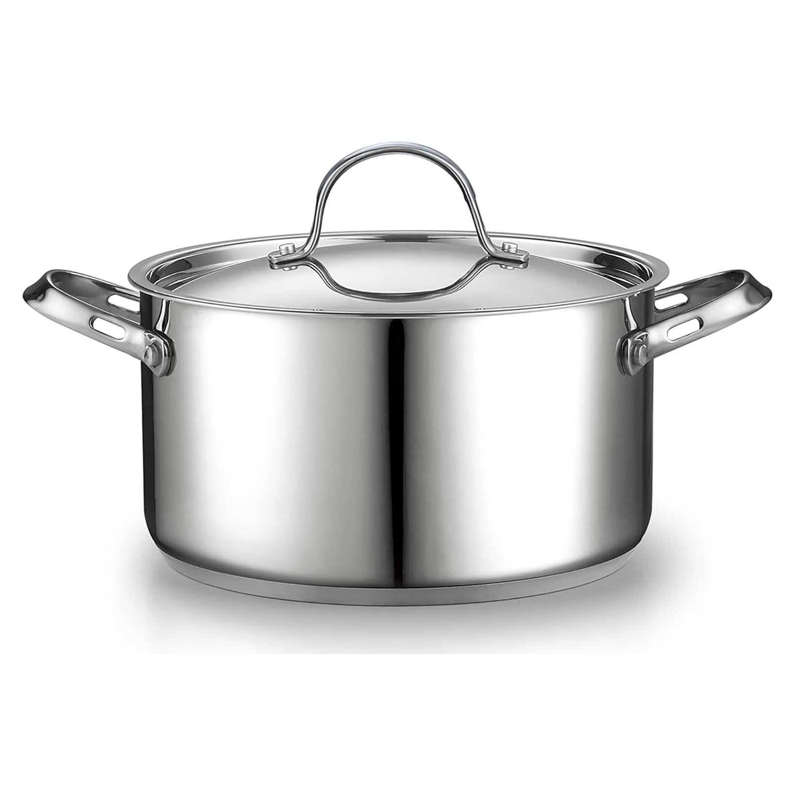 Olla de Acero Inoxidable 6 Cuartos Cooks Standard con Tapa