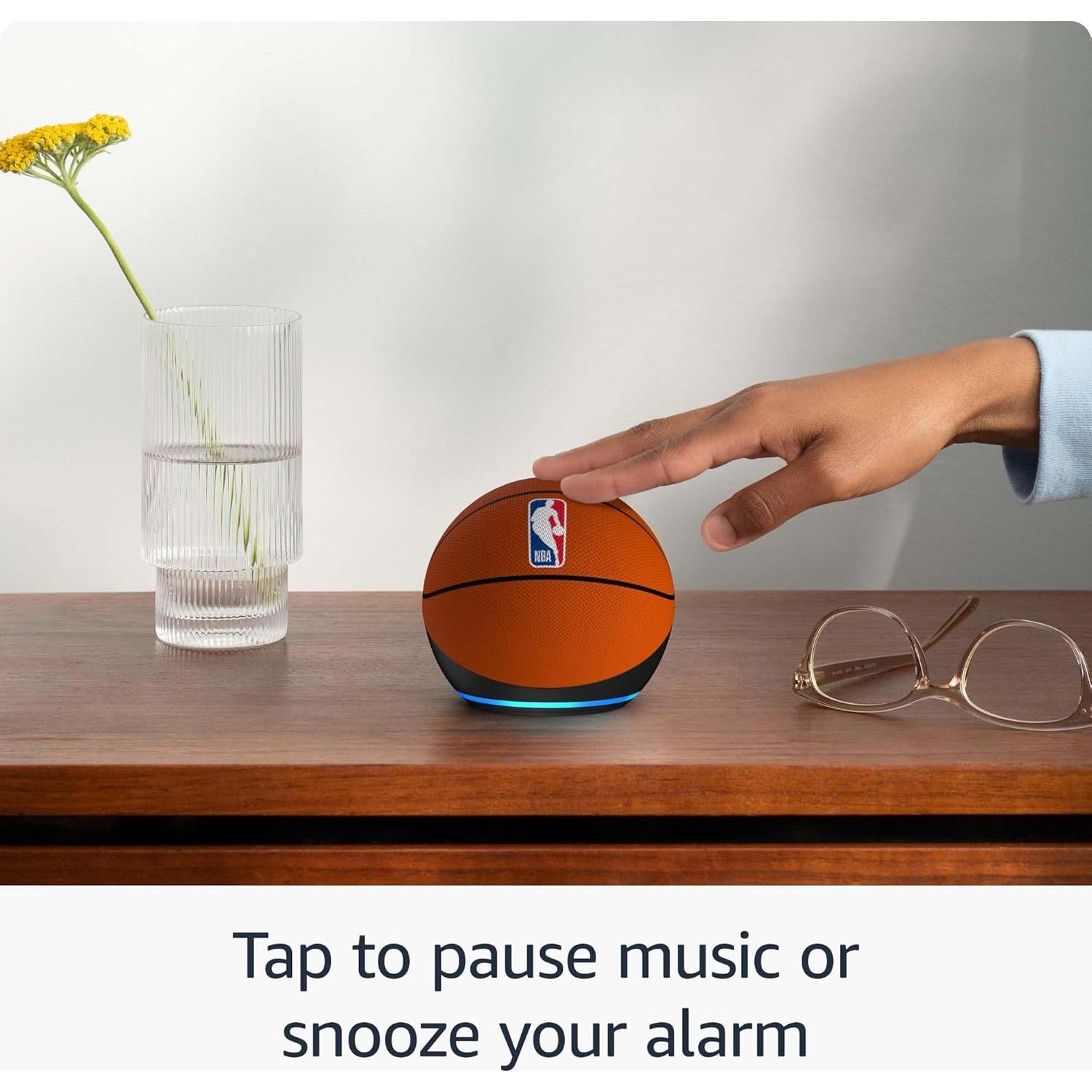 Echo Dot (newest model) | Officially Licensed NBA Limited-Edition