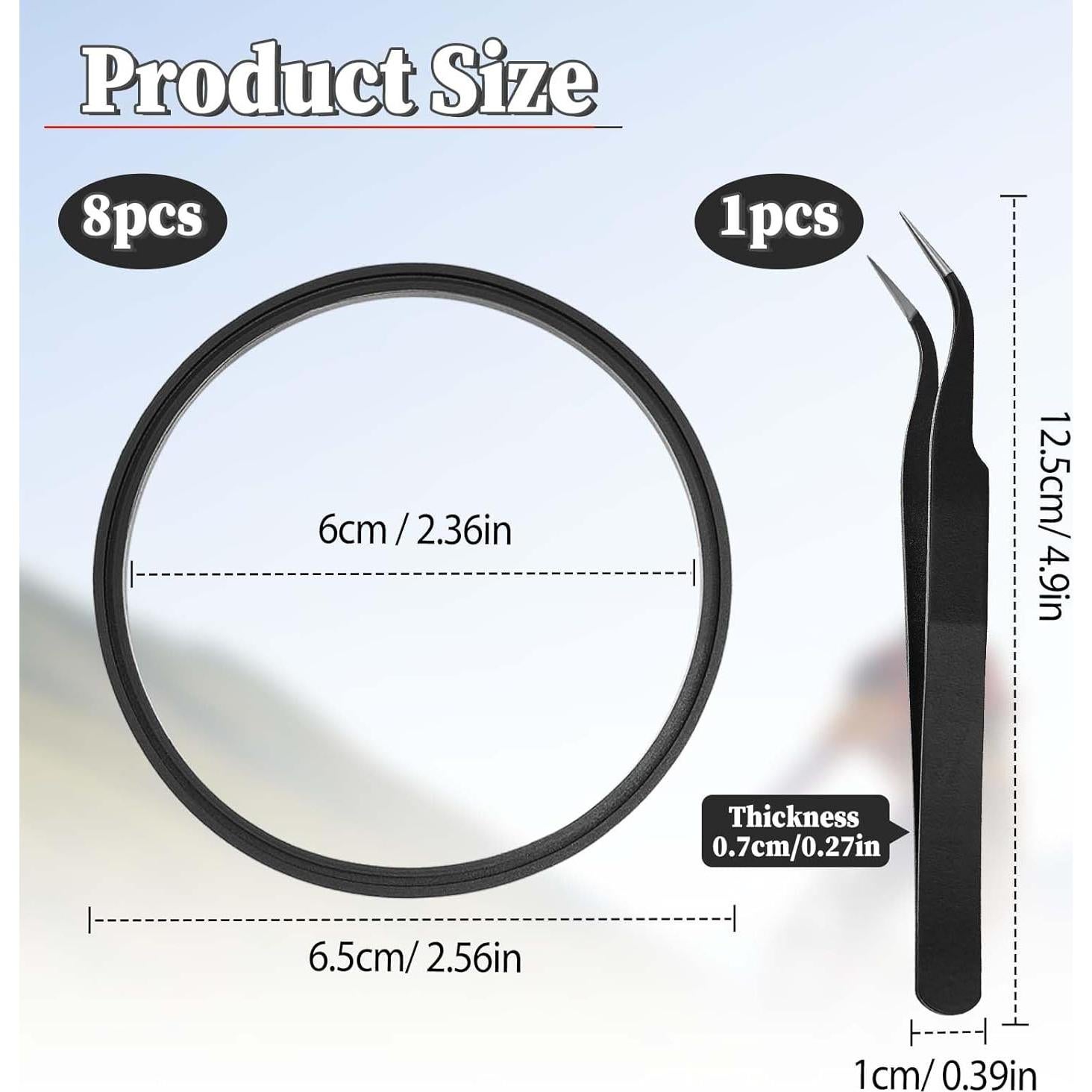 8 Juntas de Sellado de Silicona Abeillo para Tazas Contigo 16oz y 20oz
