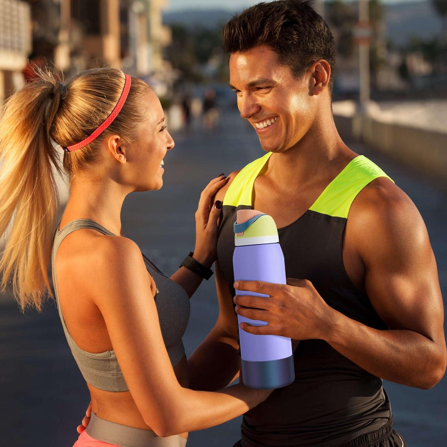 Botón de Silicona BKBY para Botella Owala 710ml Azul Chameleon