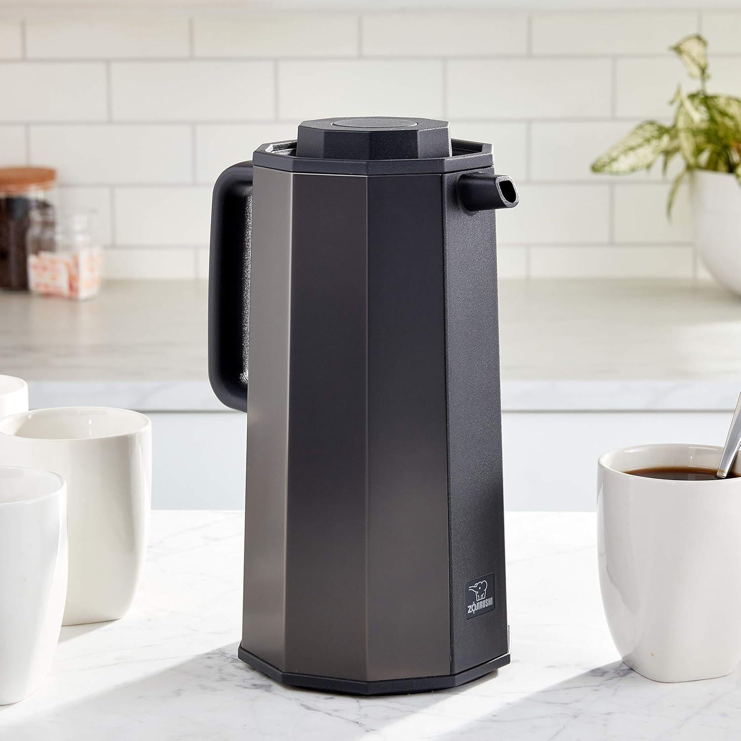 Jarra Térmica de Vidrio Zojirushi AH-EAE10BA 1L Negra