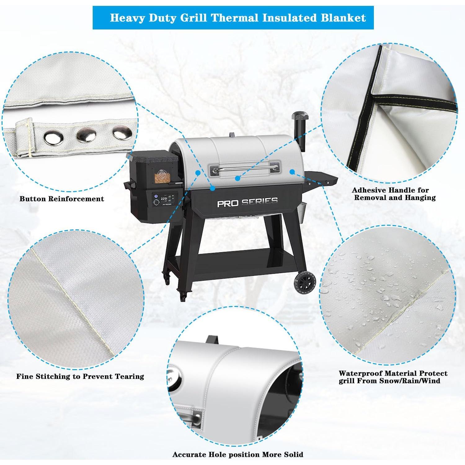 Manta Térmica Aislante FORYEYC para Parrilla Pit Boss 1150