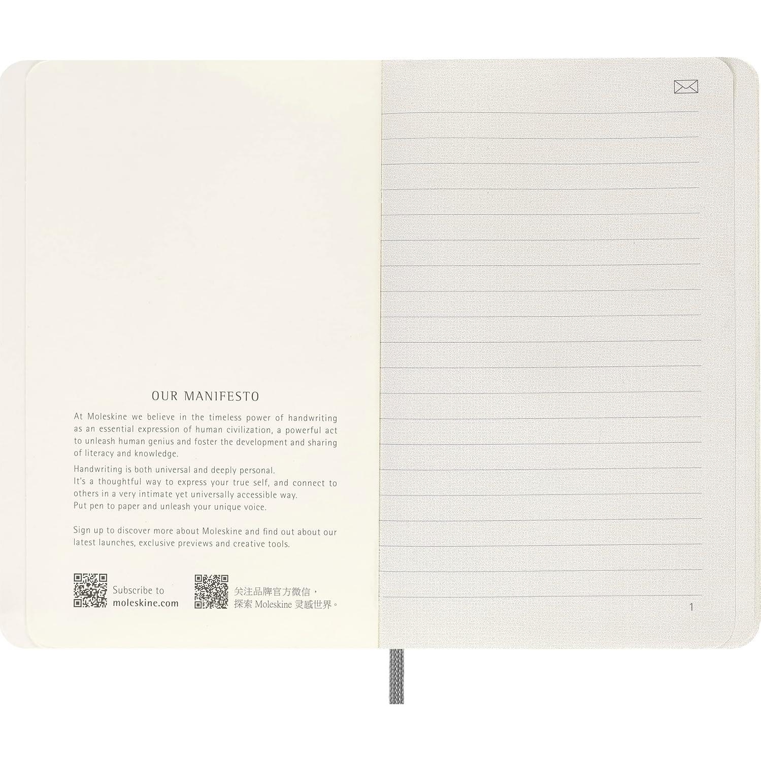 Cuaderno Moleskine Smart Notebook Pocket Tapa Blanda Negro 9x14cm
