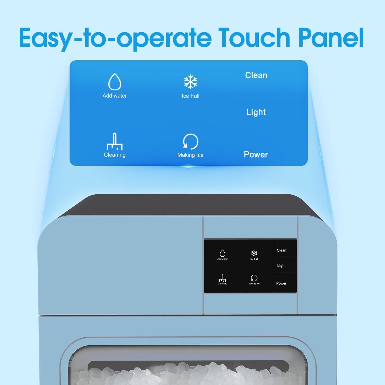 Máquina de Hielo Nugget VECYS IC1501 Portátil 20 kg Azul