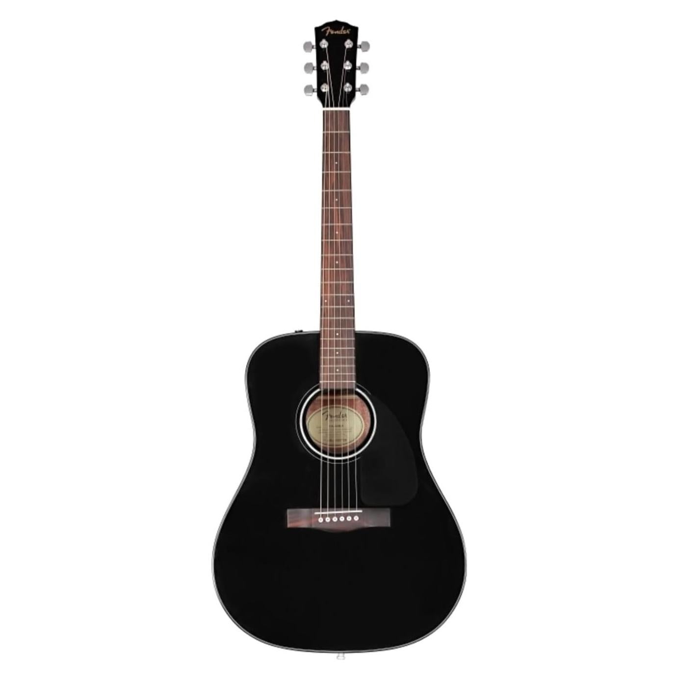 Guitarra Acústica Fender CD-60 Dreadnought V3 Negra con Estuche