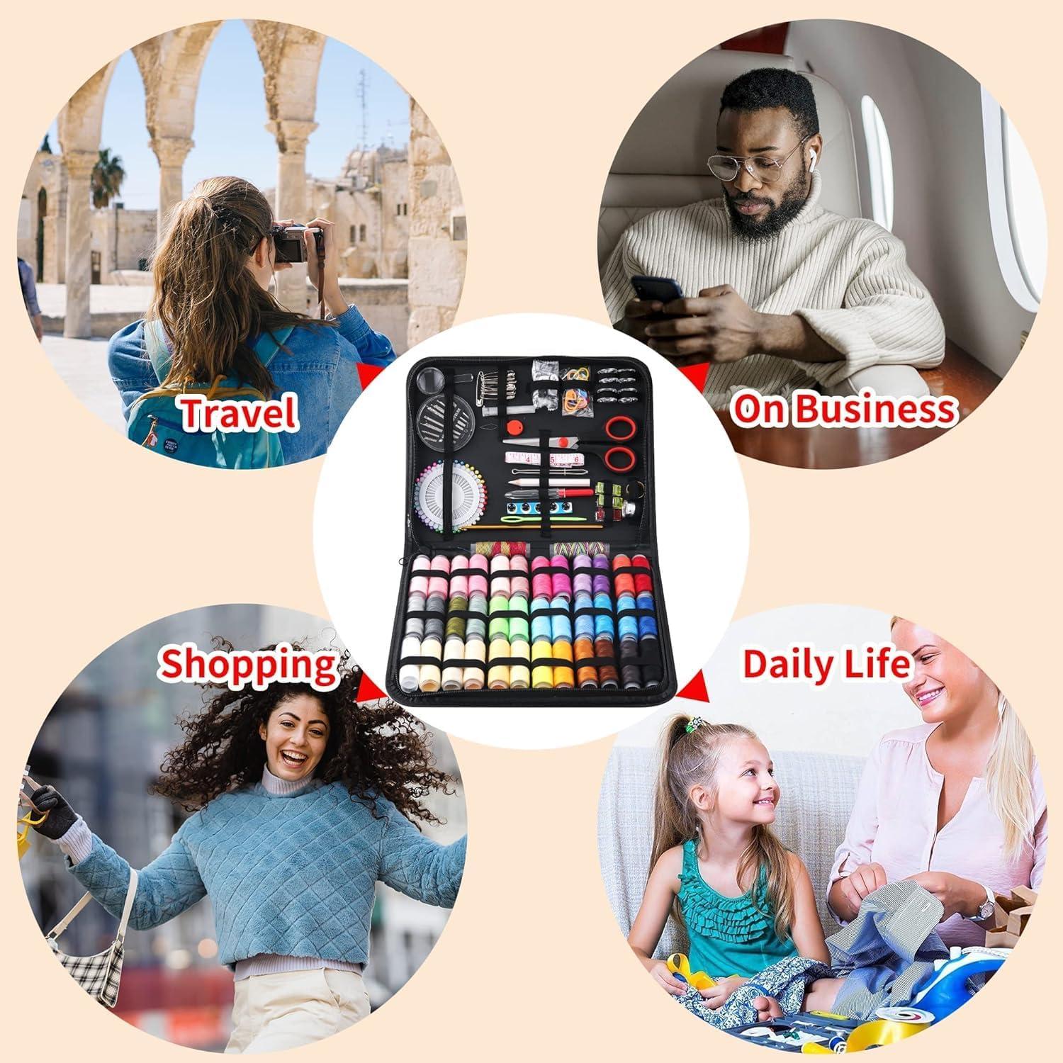 Kit de Costura 183PCS SSKU Negro - Herramientas y Accesorios