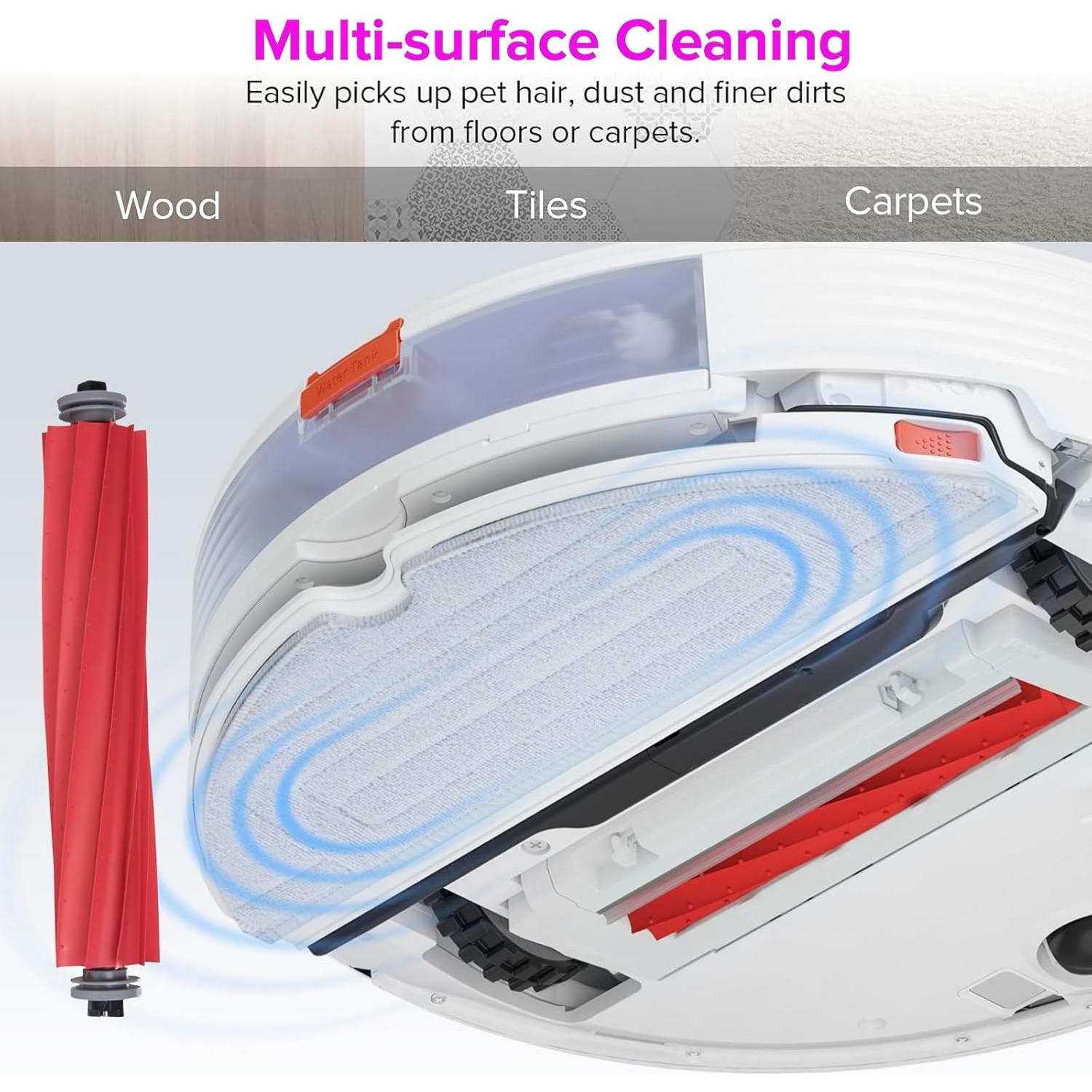 Cepillos de Reemplazo PELLYDA para Roborock S7 y Q Revo - 3 PZS