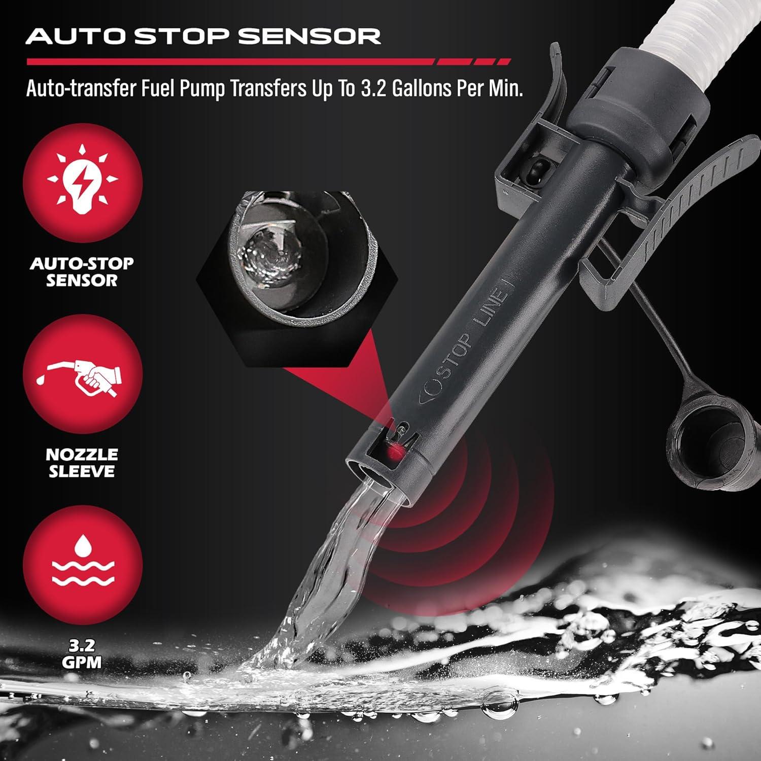 Bomba de Transferencia de Combustible SEDY 12V Portátil 1.90 kg