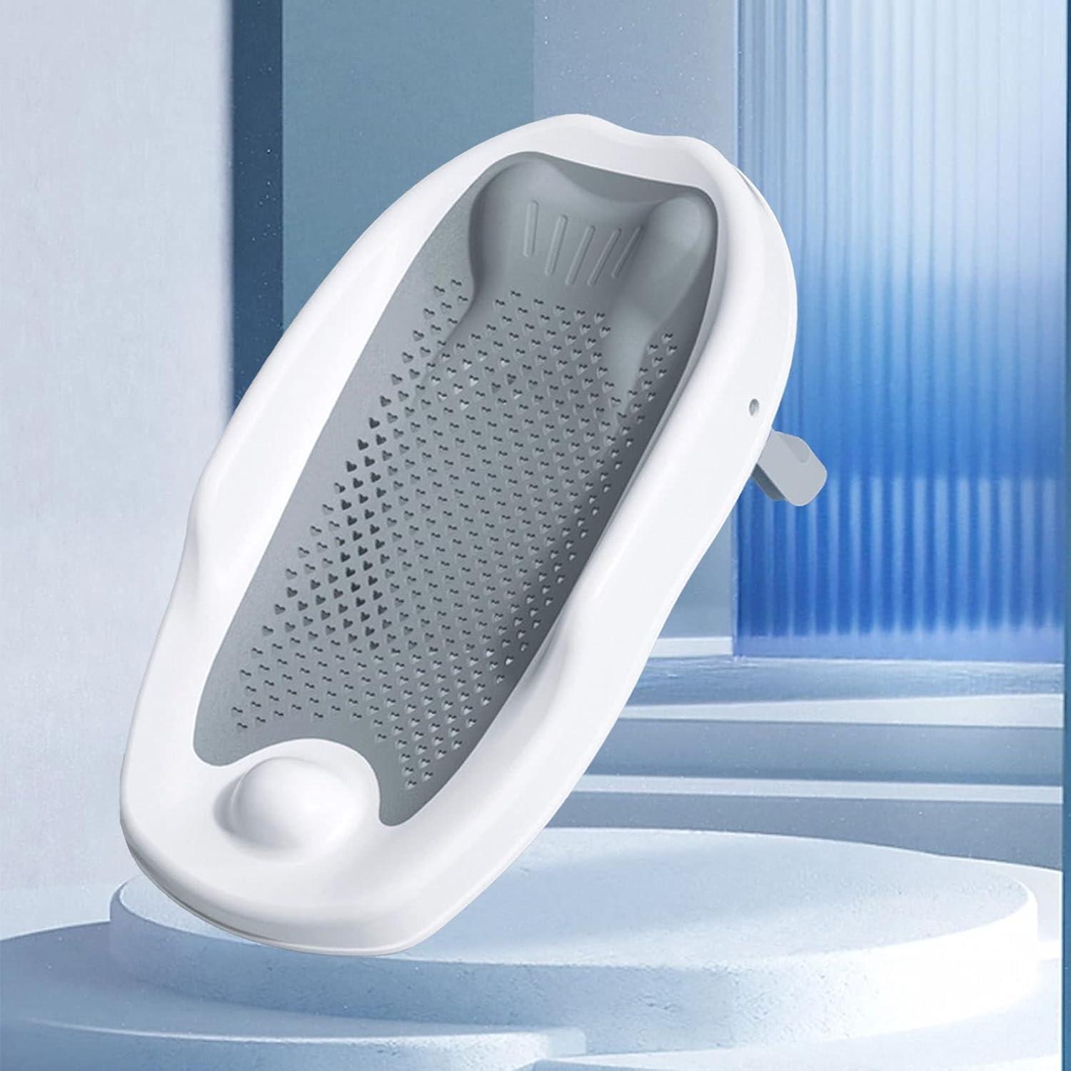 Asiento de Soporte para Baño de Bebé Antideslizante Gris