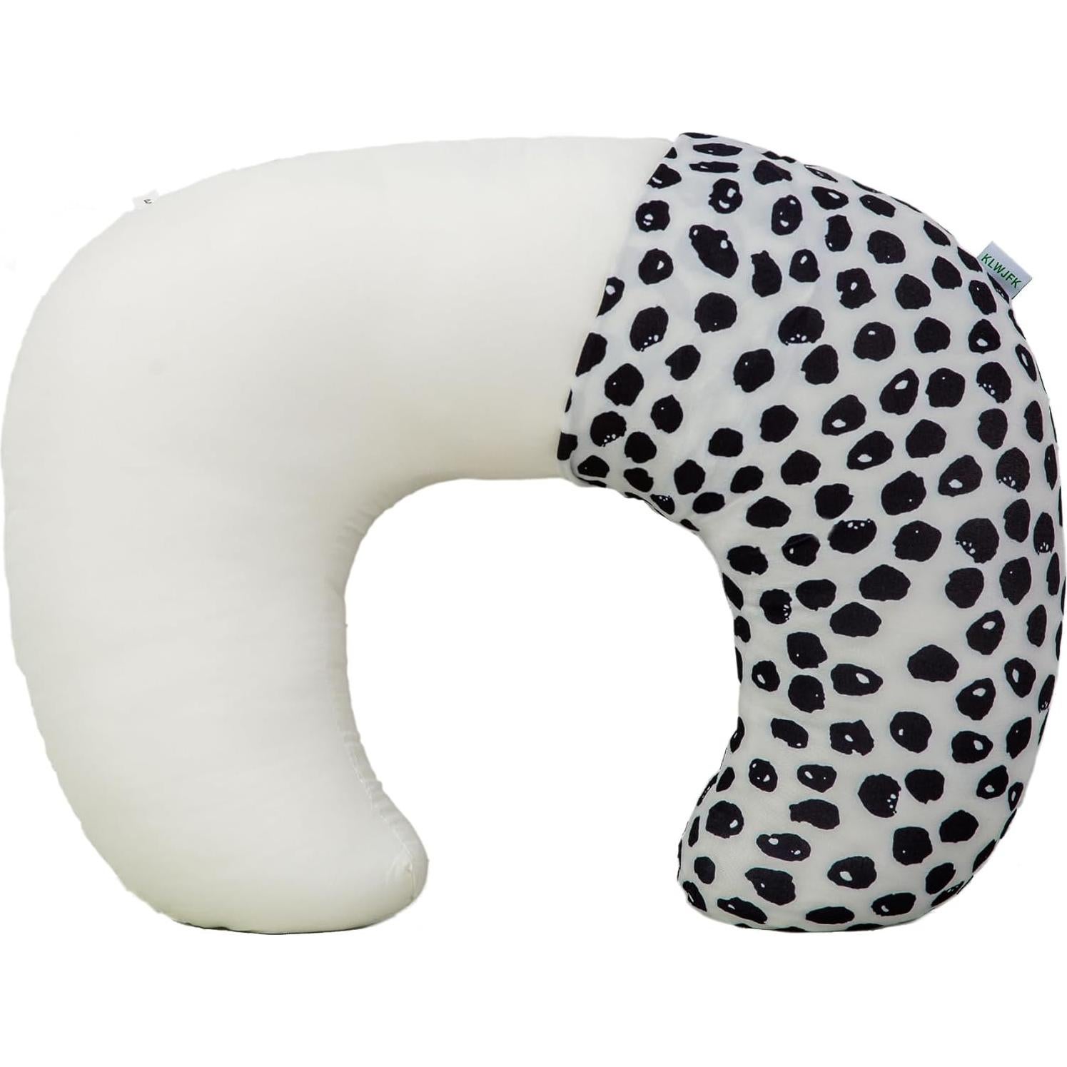 Almohada de Lactancia KLWJFK Semicircular con Funda Desmontable