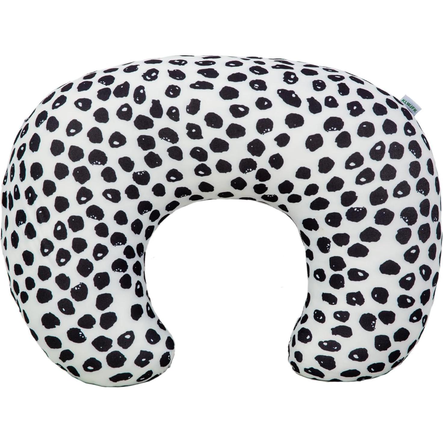 Almohada de Lactancia KLWJFK Semicircular con Funda Desmontable