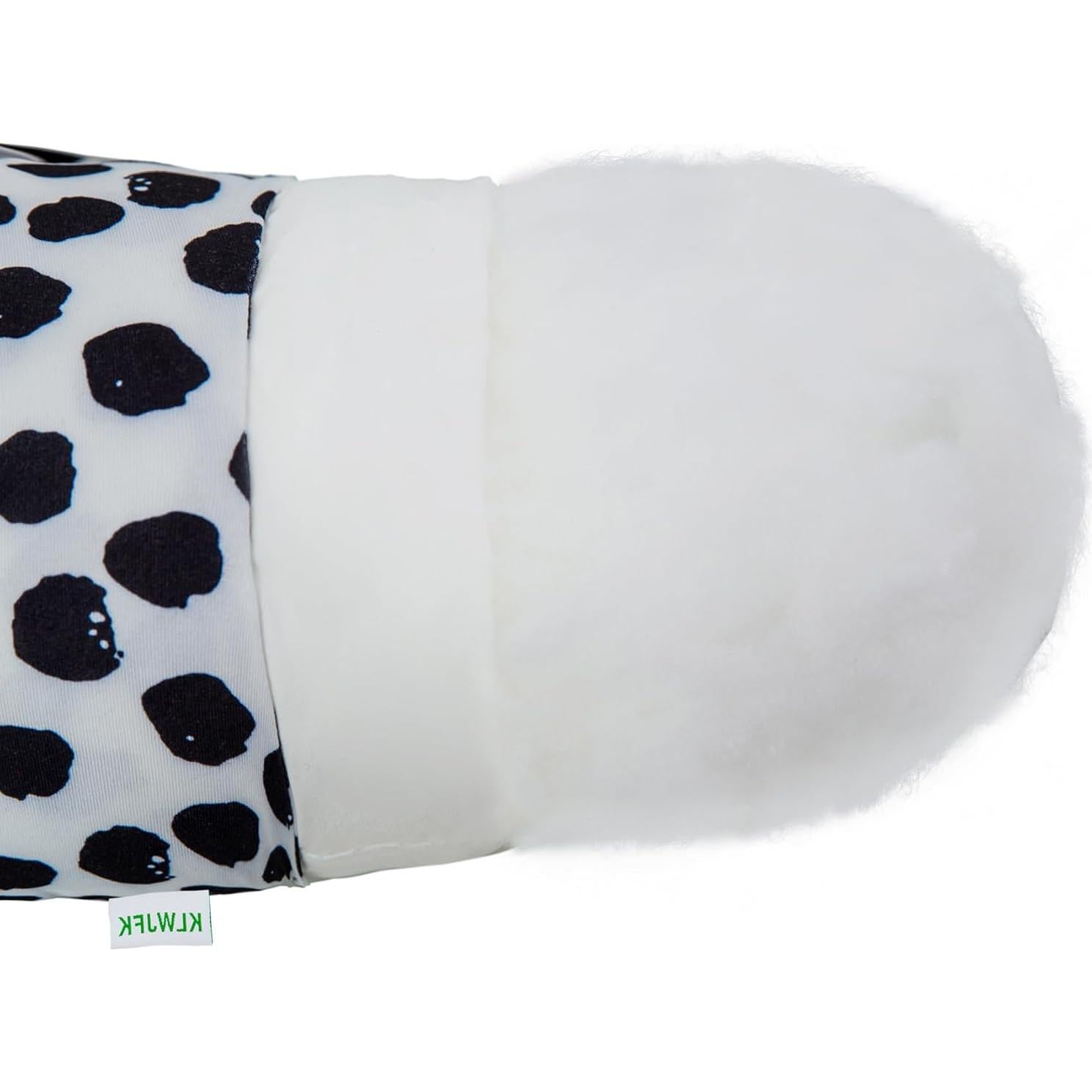 Almohada de Lactancia KLWJFK Semicircular con Funda Desmontable