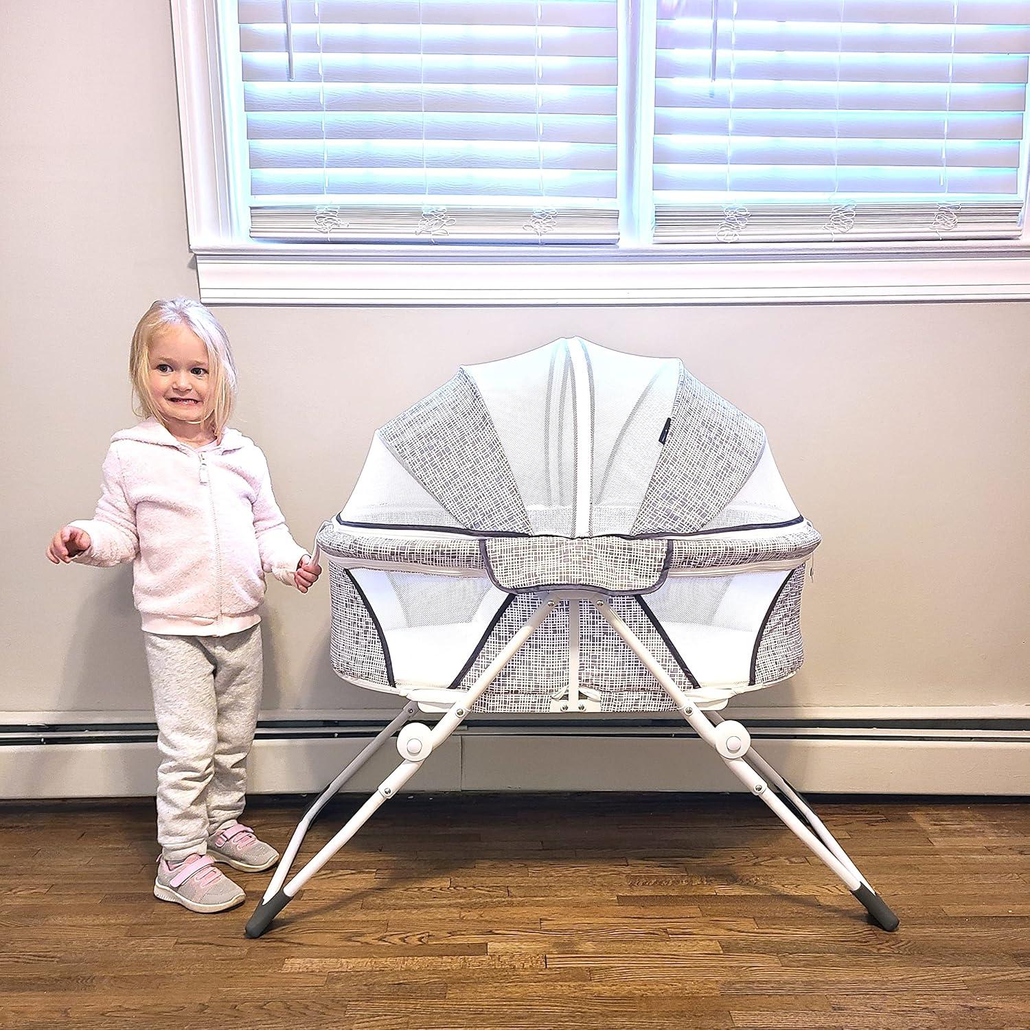 Cuna portátil Dream On Me Karley Plus, ligera y compacta