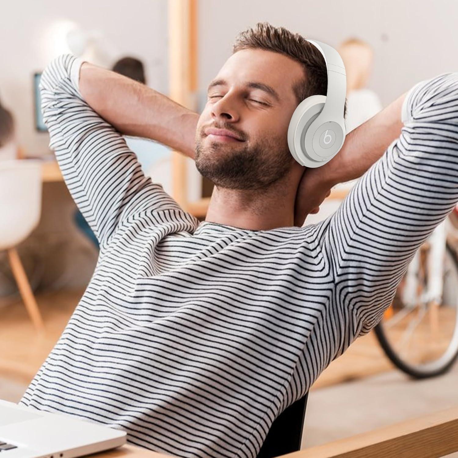 Funda de Silicona DZHAXIE para Beats Studio Pro - Albaricoque