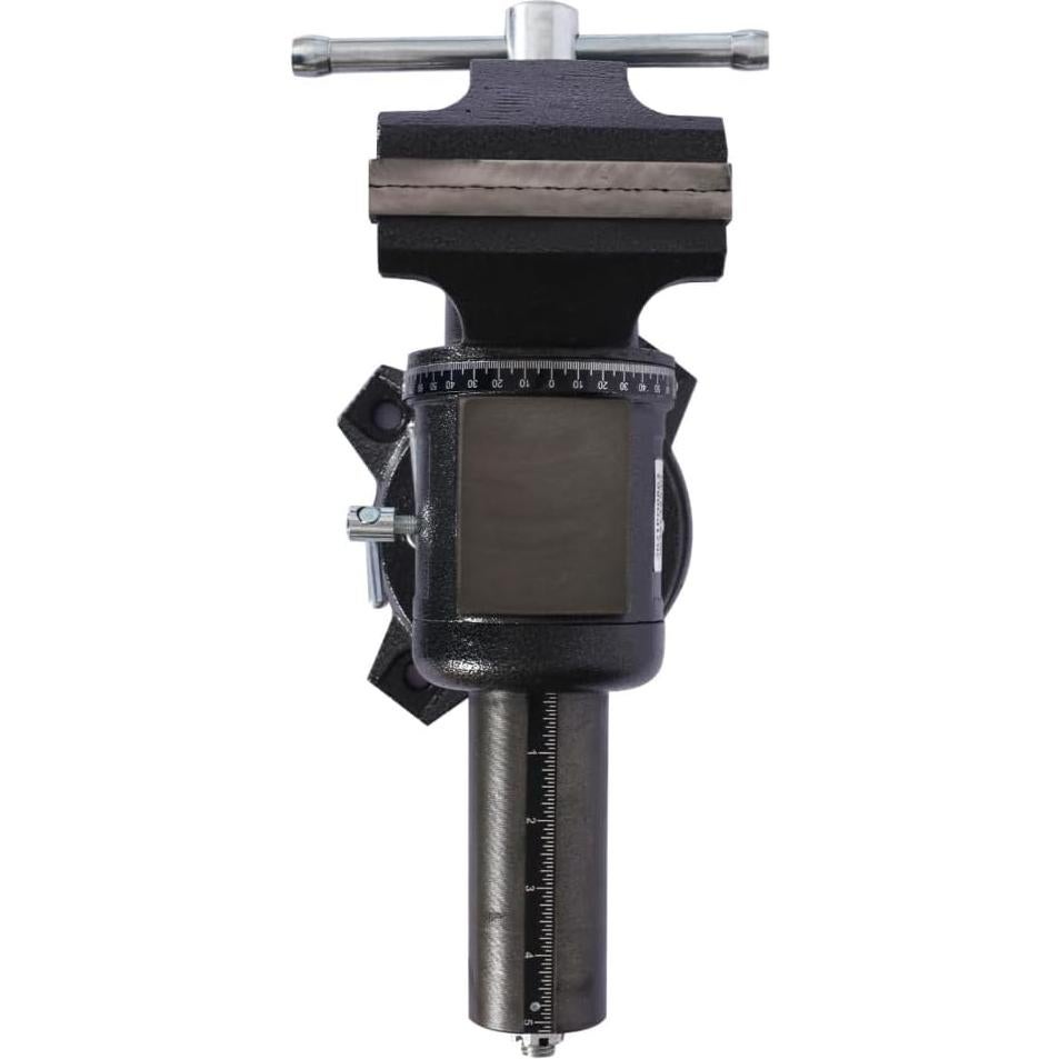 Morsa de Banco Rotativa Homonova 5" con Base Giratoria 360°