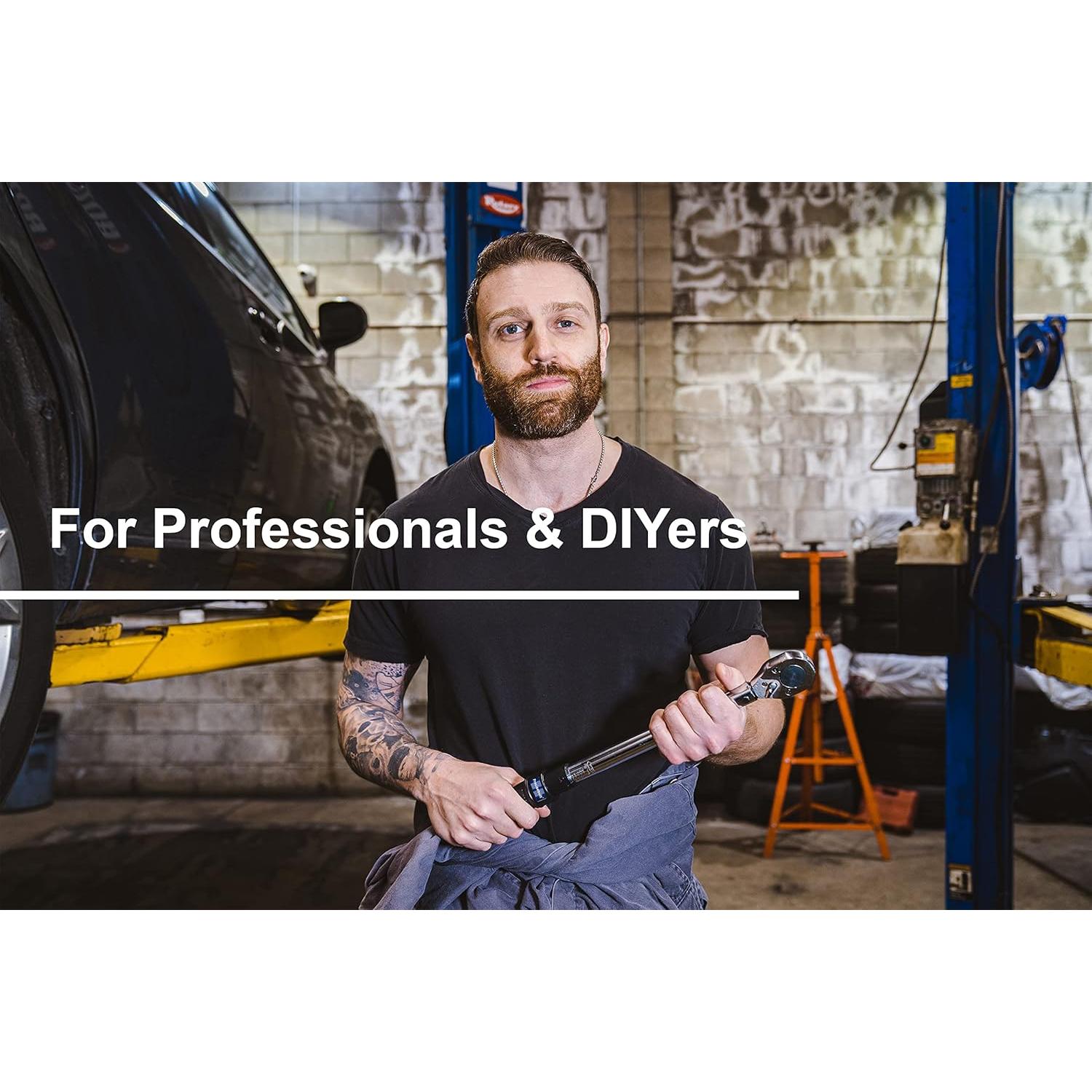 Llave de Torque Precisebuilt 1/4" Doble Dirección 4.8-23.4 Nm